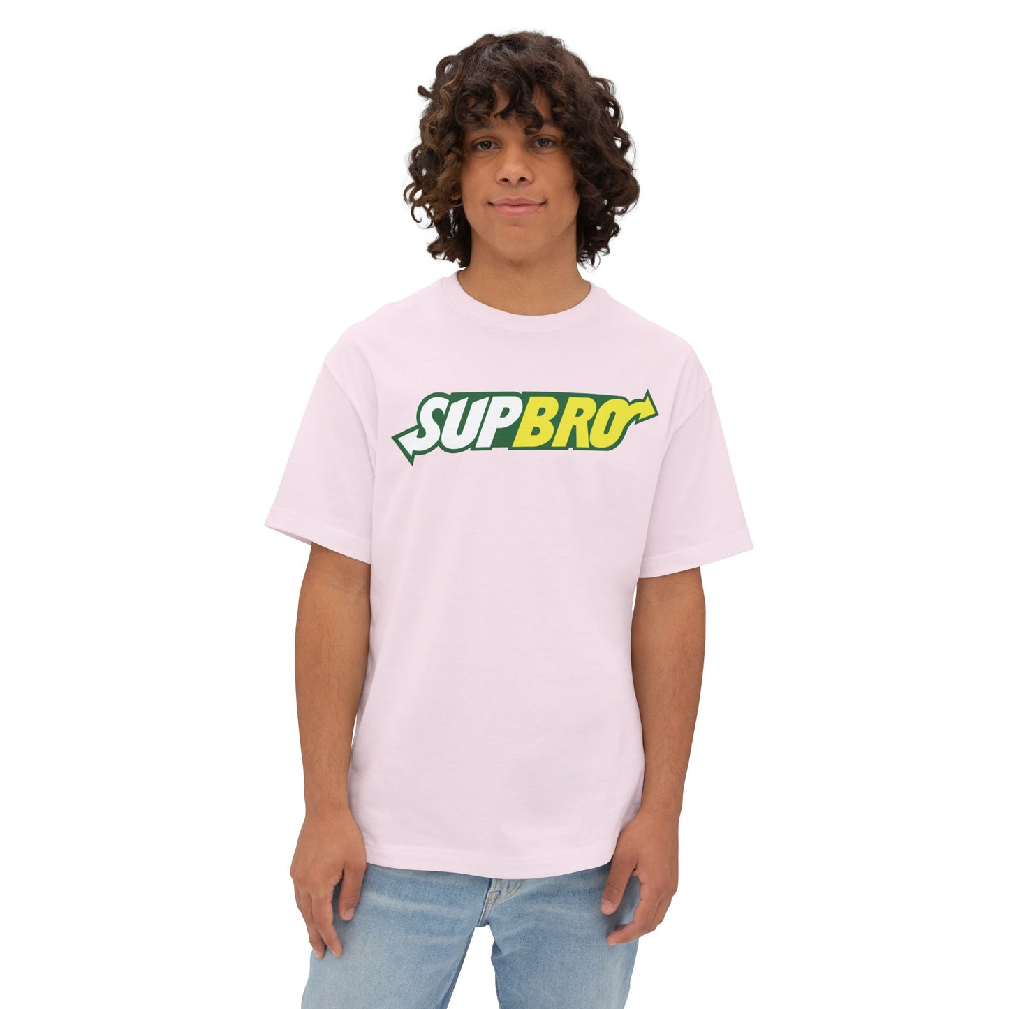 SUPBRO. Unisex Oversized Boxy Tee