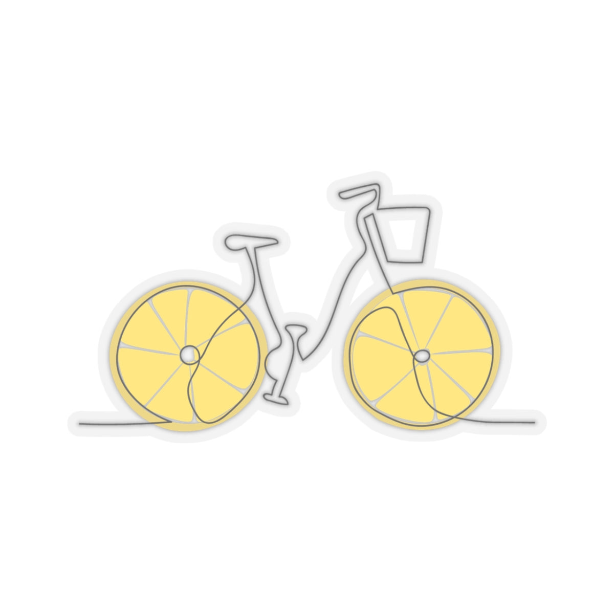 CHILLEST BIKE. Kiss-Cut Stickers