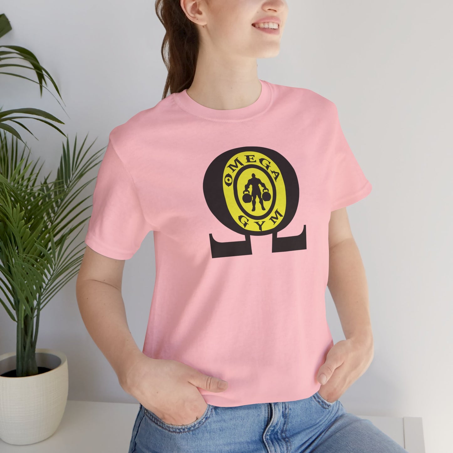 OMEGA GYM. Unisex Jersey Short Sleeve Tee