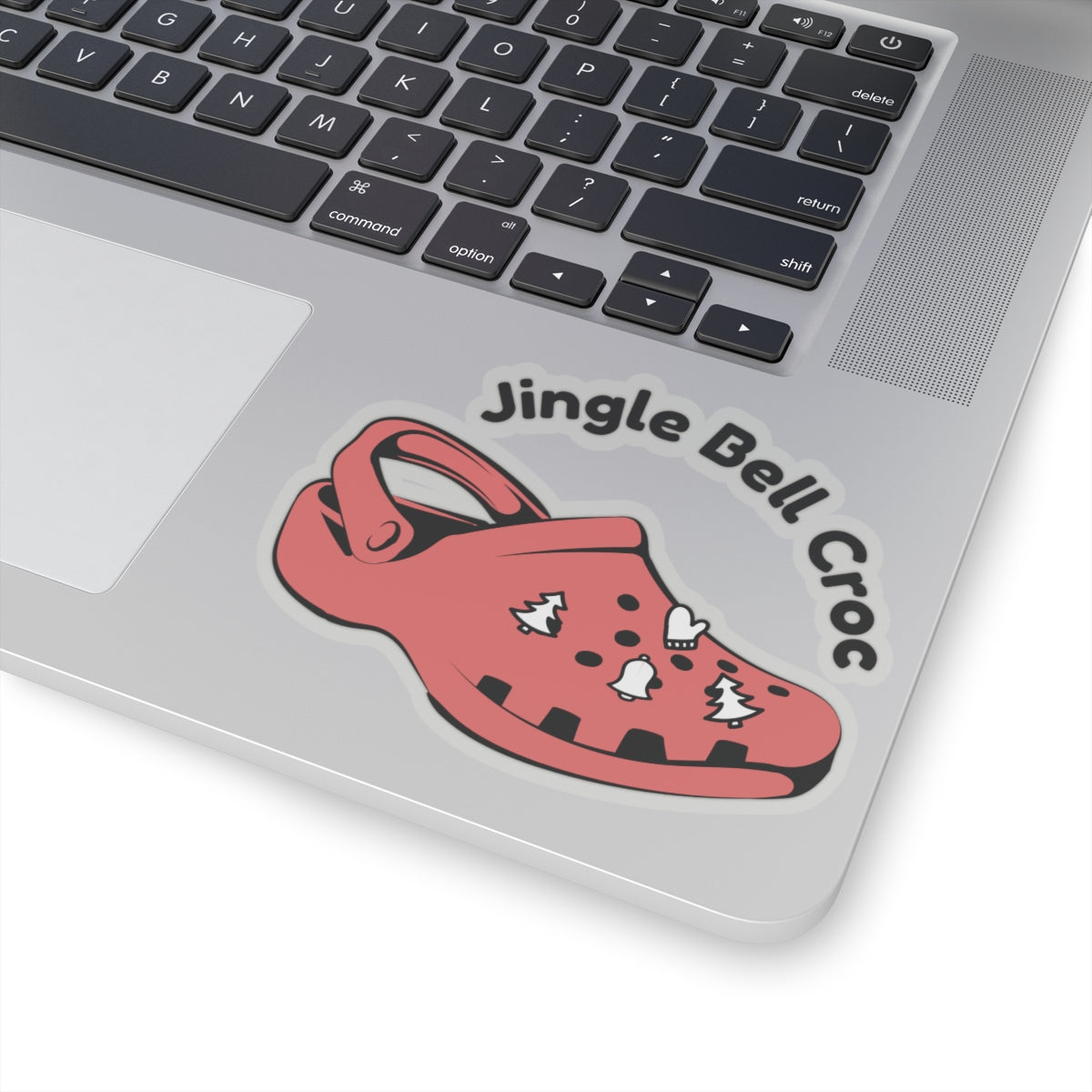 JINGLE BELL CROC. Kiss-Cut Stickers