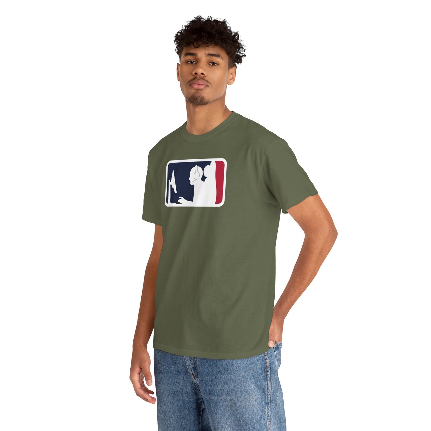 MAJOR LEAGUE GAMER (PC). Unisex Heavy Cotton Tee