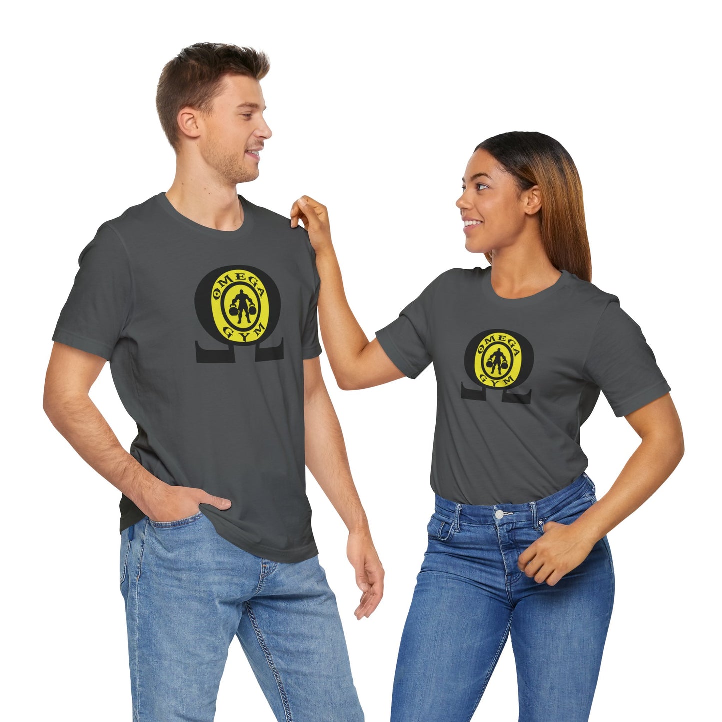 OMEGA GYM. Unisex Jersey Short Sleeve Tee