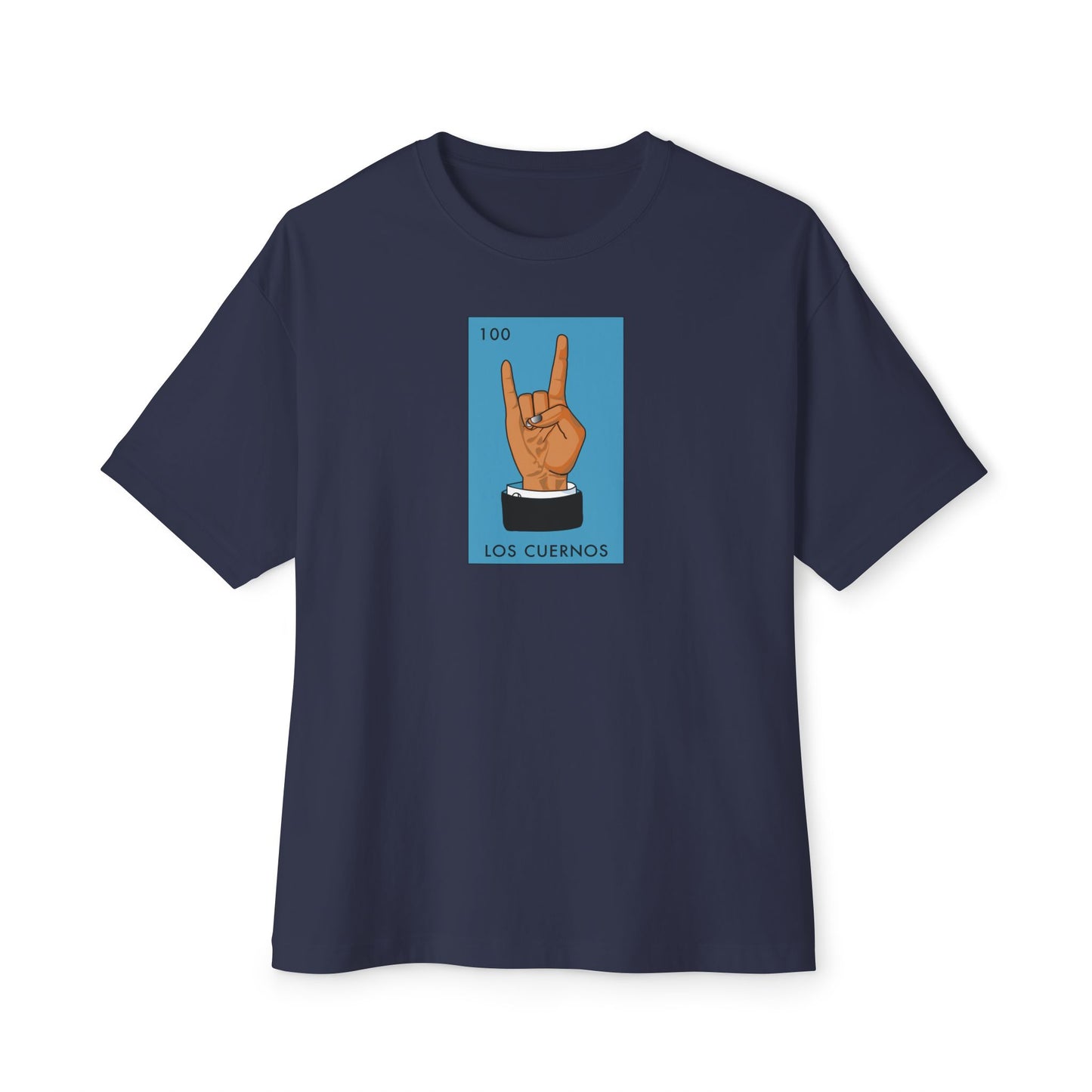 LOS CUERNOS (THE HORNS) Unisex Oversized Boxy Tee