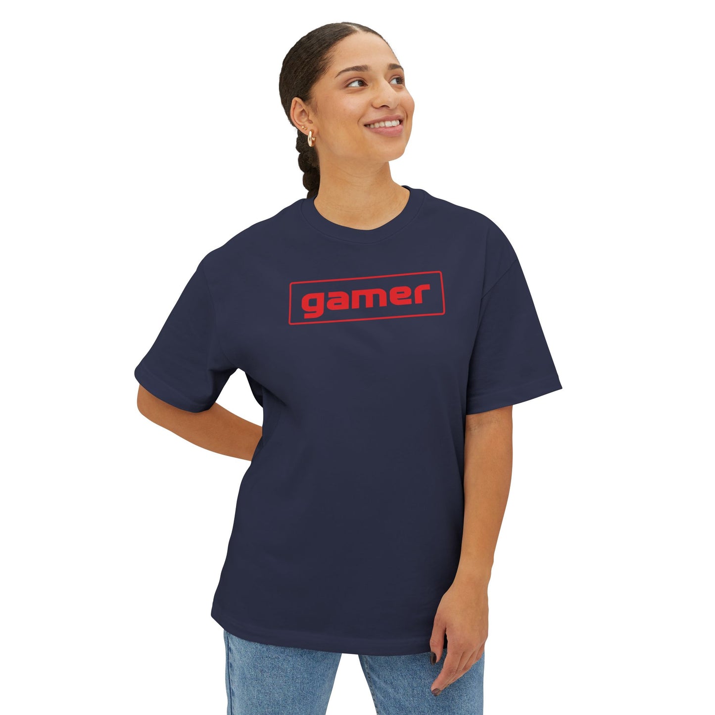 MANCO GAMER. Unisex Oversized Boxy Tee