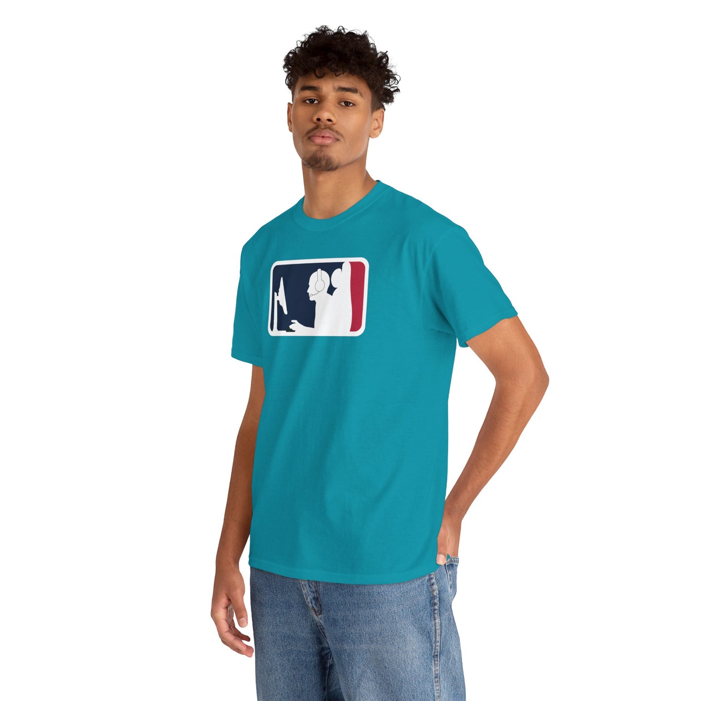 MAJOR LEAGUE GAMER (PC). Unisex Heavy Cotton Tee