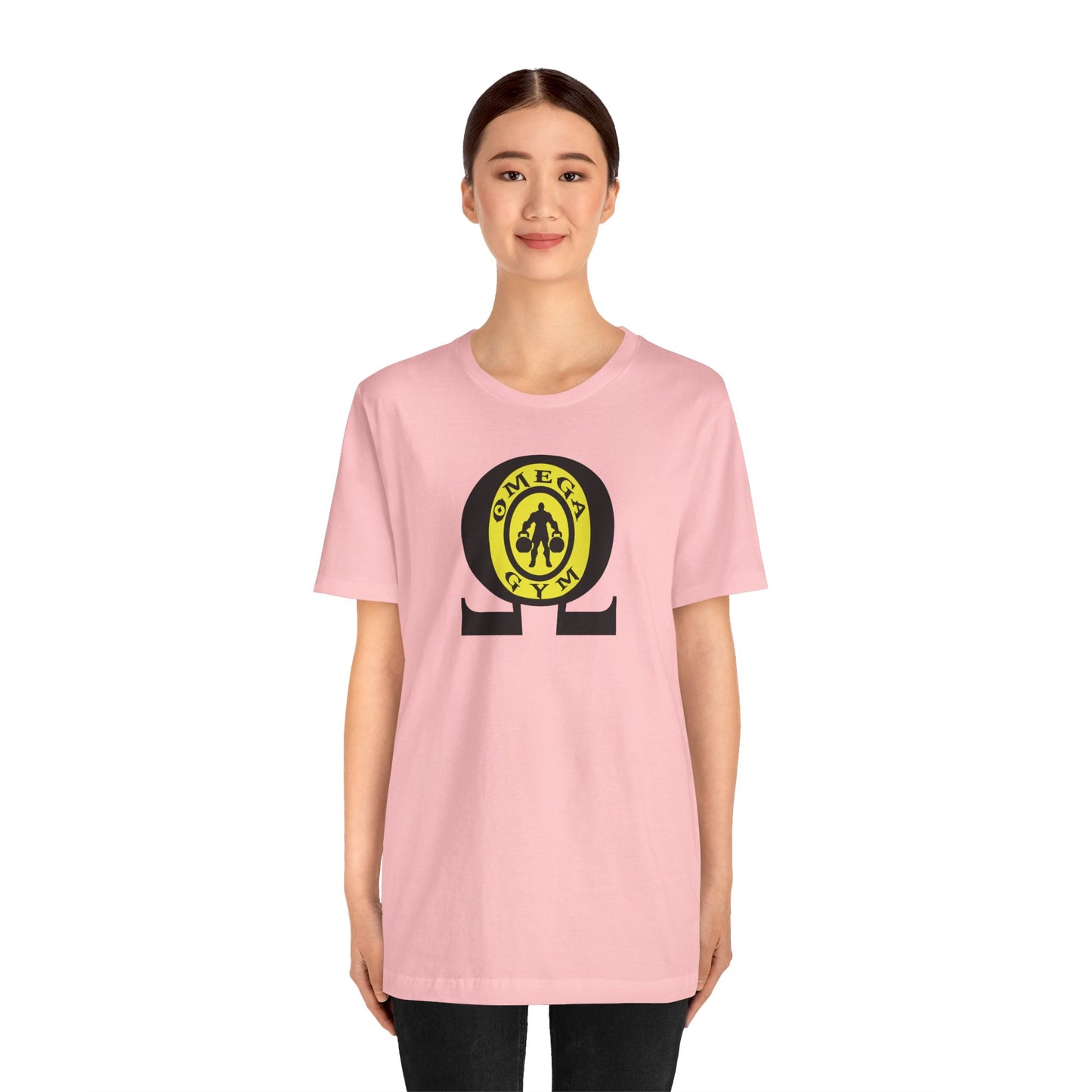 OMEGA GYM. Unisex Jersey Short Sleeve Tee