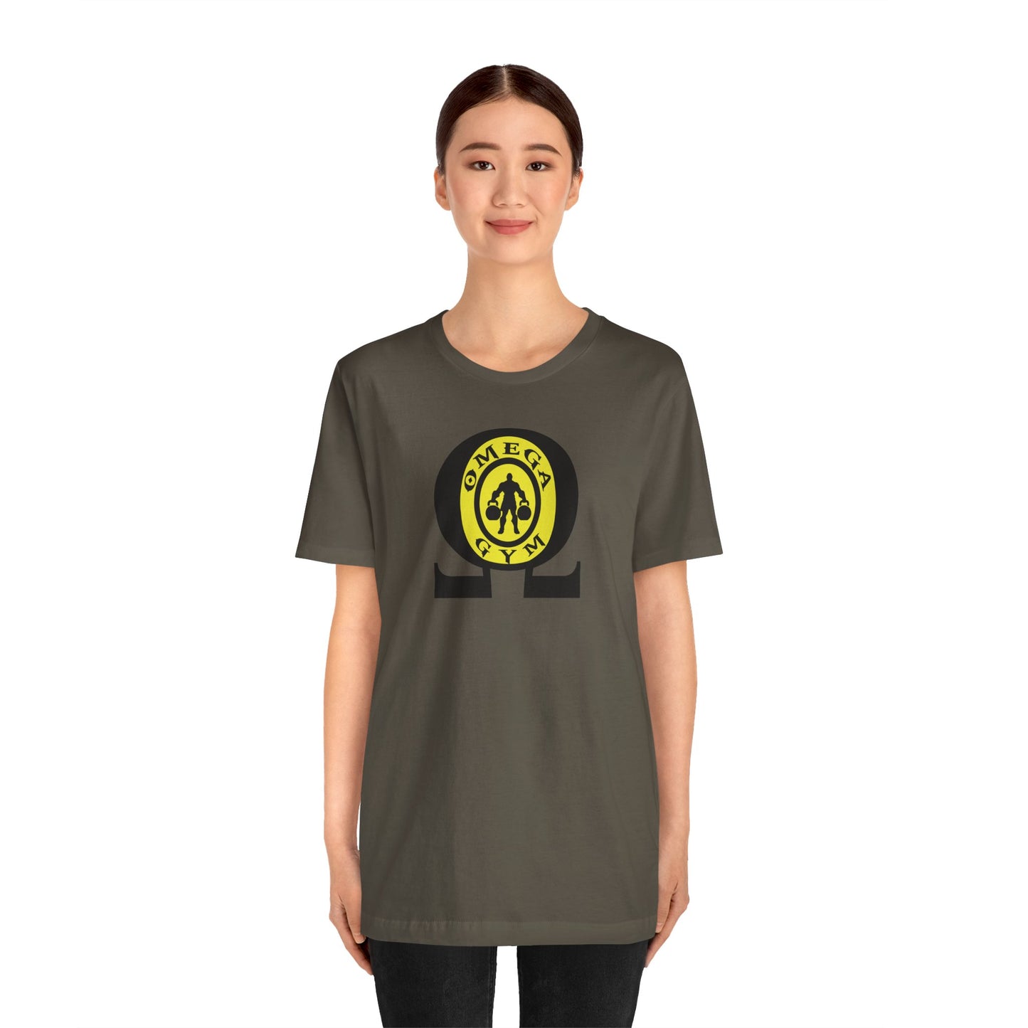 OMEGA GYM. Unisex Jersey Short Sleeve Tee