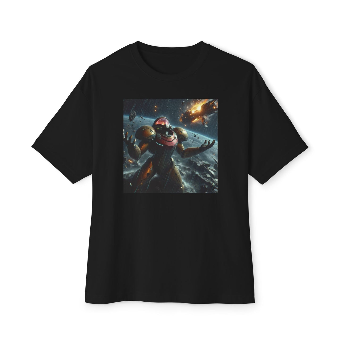 MISSION FAILED (AI generated). Unisex Oversized Boxy Tee