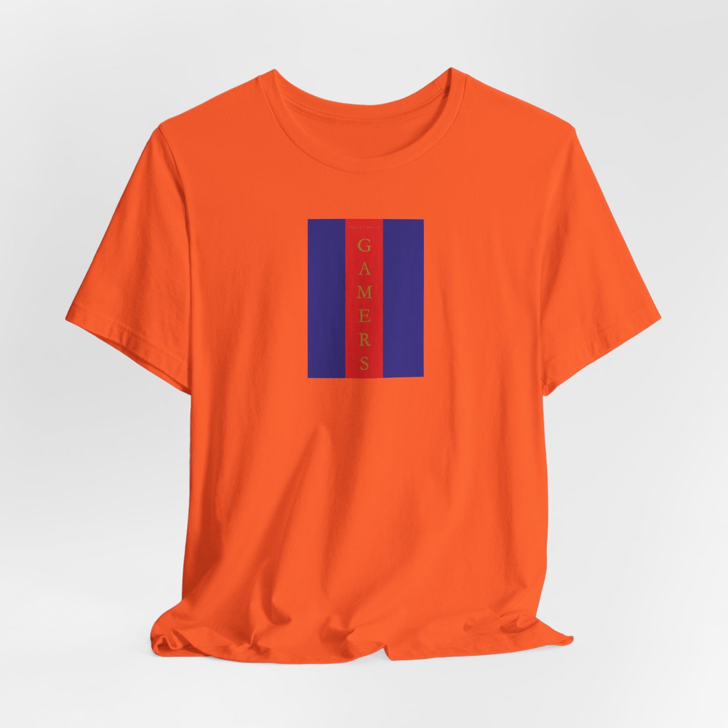 THE LAWS OF GAMERS. Unisex Jersey Short Sleeve Tee