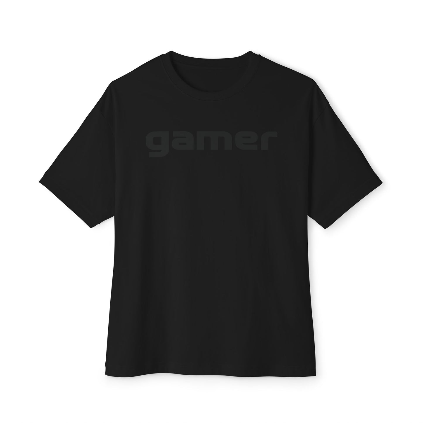 MANCO GAMER BLACK. Unisex Oversized Boxy Tee