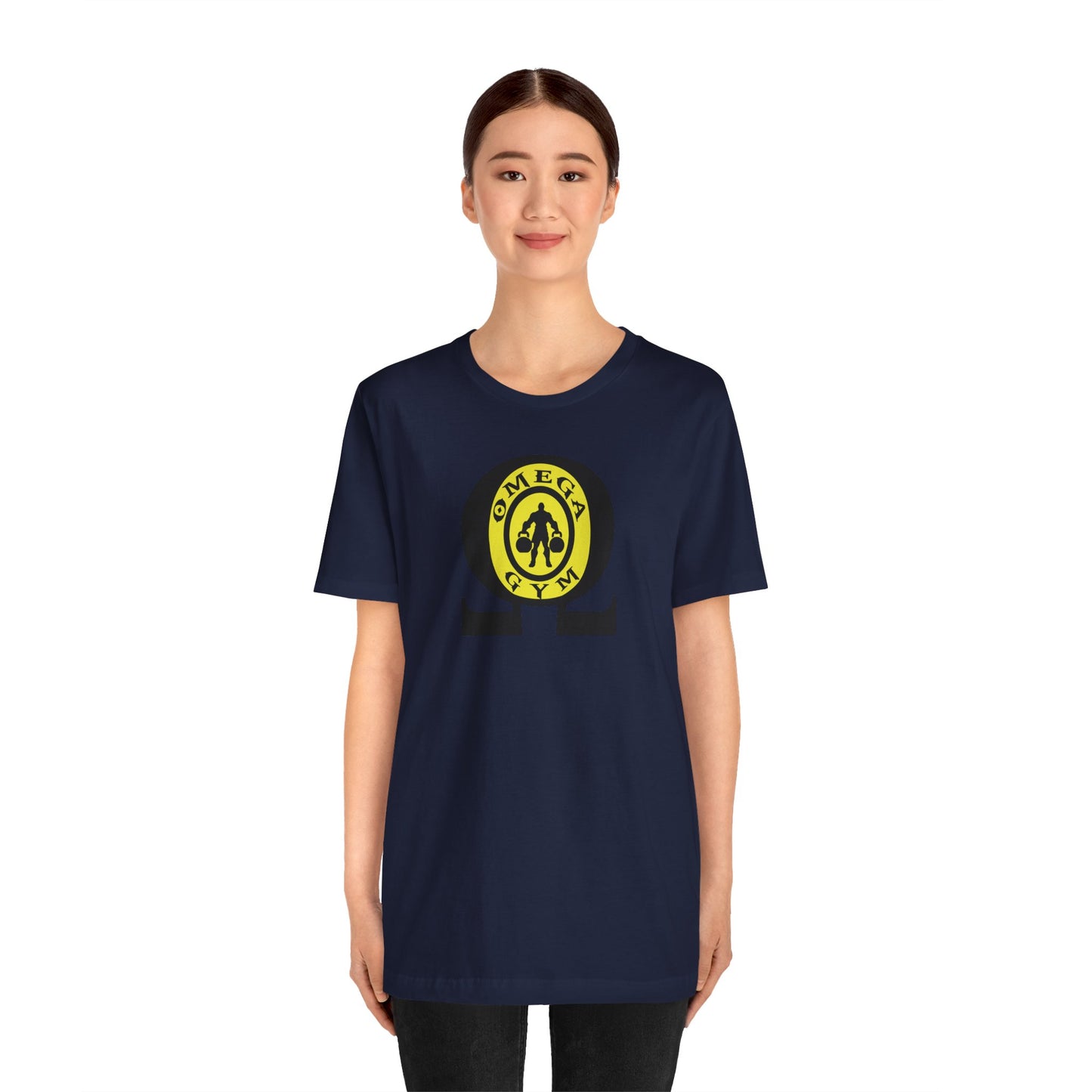 OMEGA GYM. Unisex Jersey Short Sleeve Tee