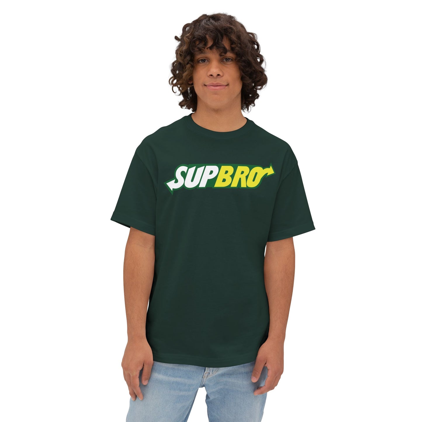 SUPBRO. Unisex Oversized Boxy Tee