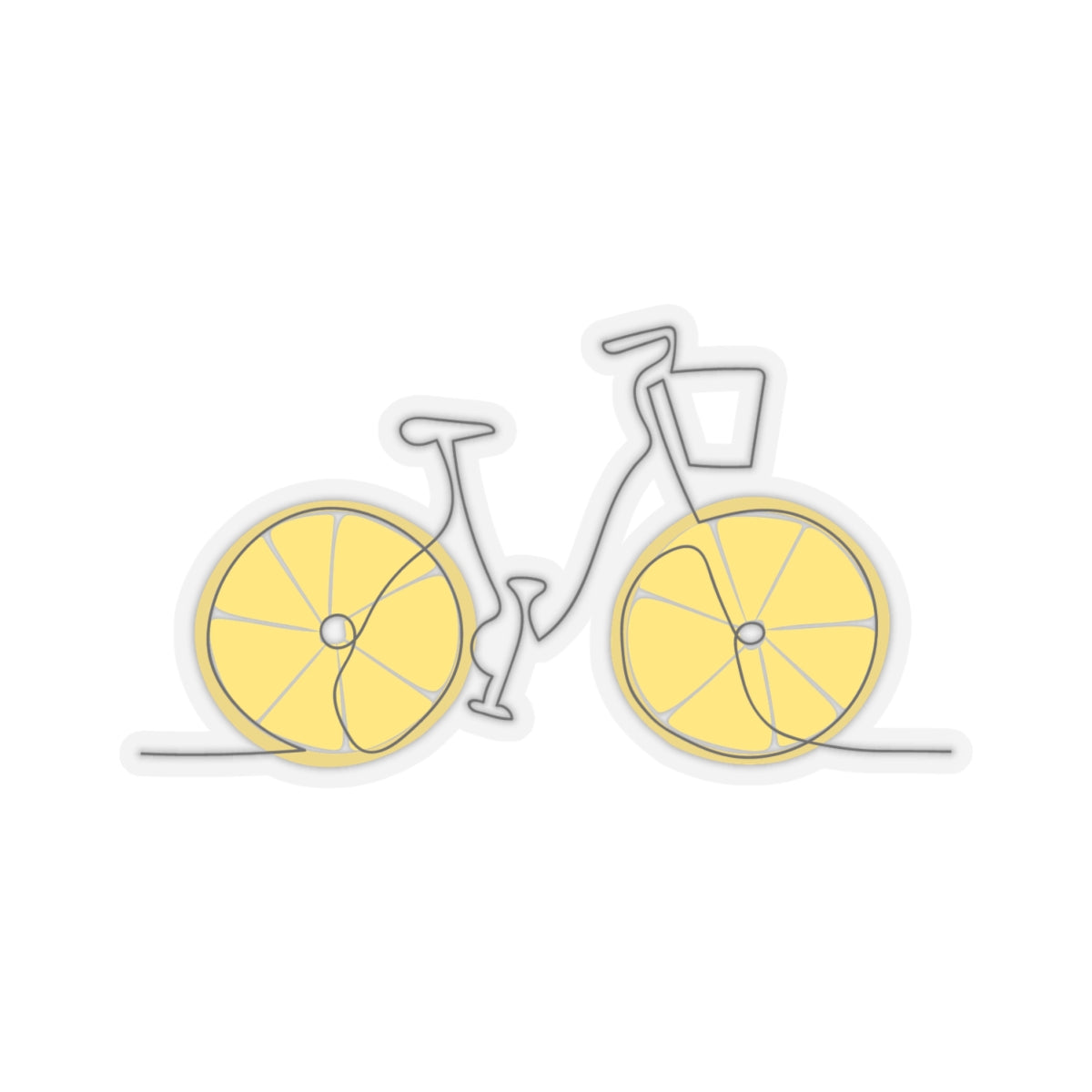 CHILLEST BIKE. Kiss-Cut Stickers