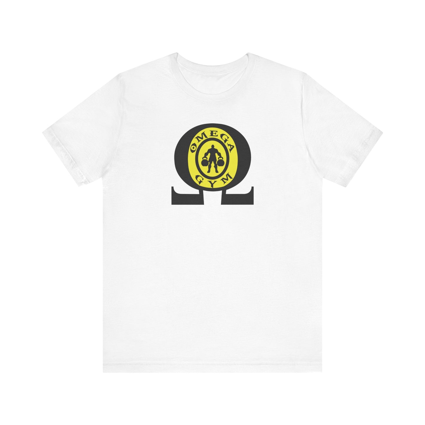 OMEGA GYM. Unisex Jersey Short Sleeve Tee