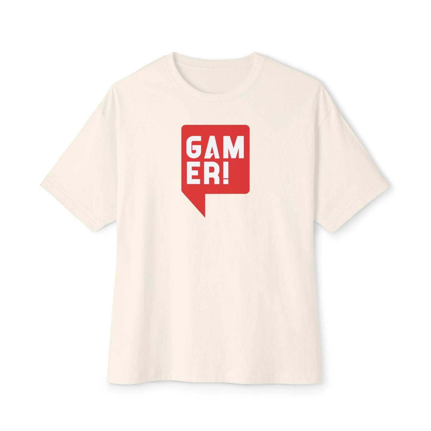 MANCO GAMER THOUGHT BUBBLE. Unisex Oversized Boxy Tee