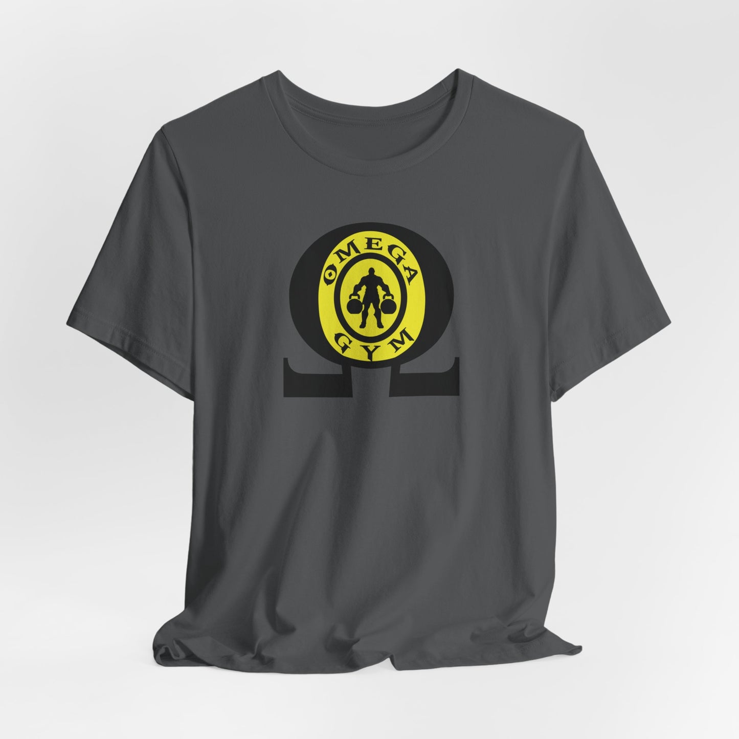 OMEGA GYM. Unisex Jersey Short Sleeve Tee