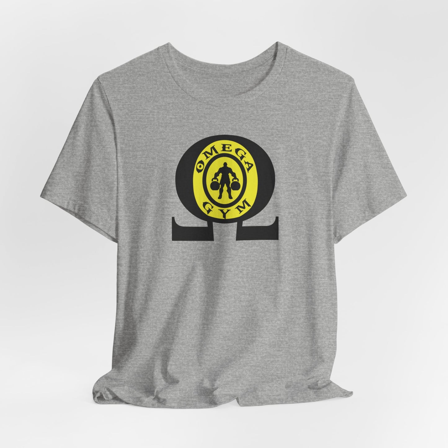 OMEGA GYM. Unisex Jersey Short Sleeve Tee
