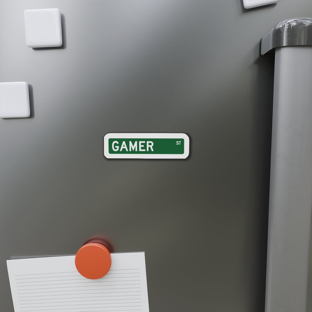 GAMER STREET. Die-Cut Magnets