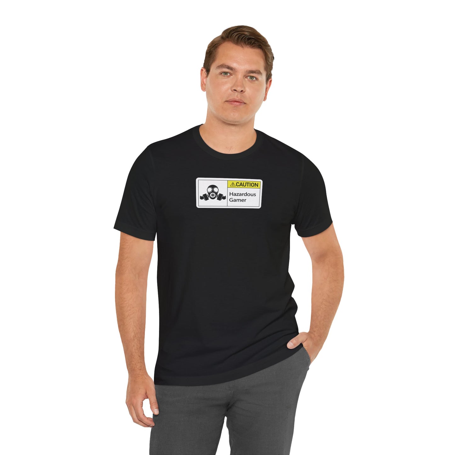 HAZARDOUS GAMER. Unisex Jersey Short Sleeve Tee