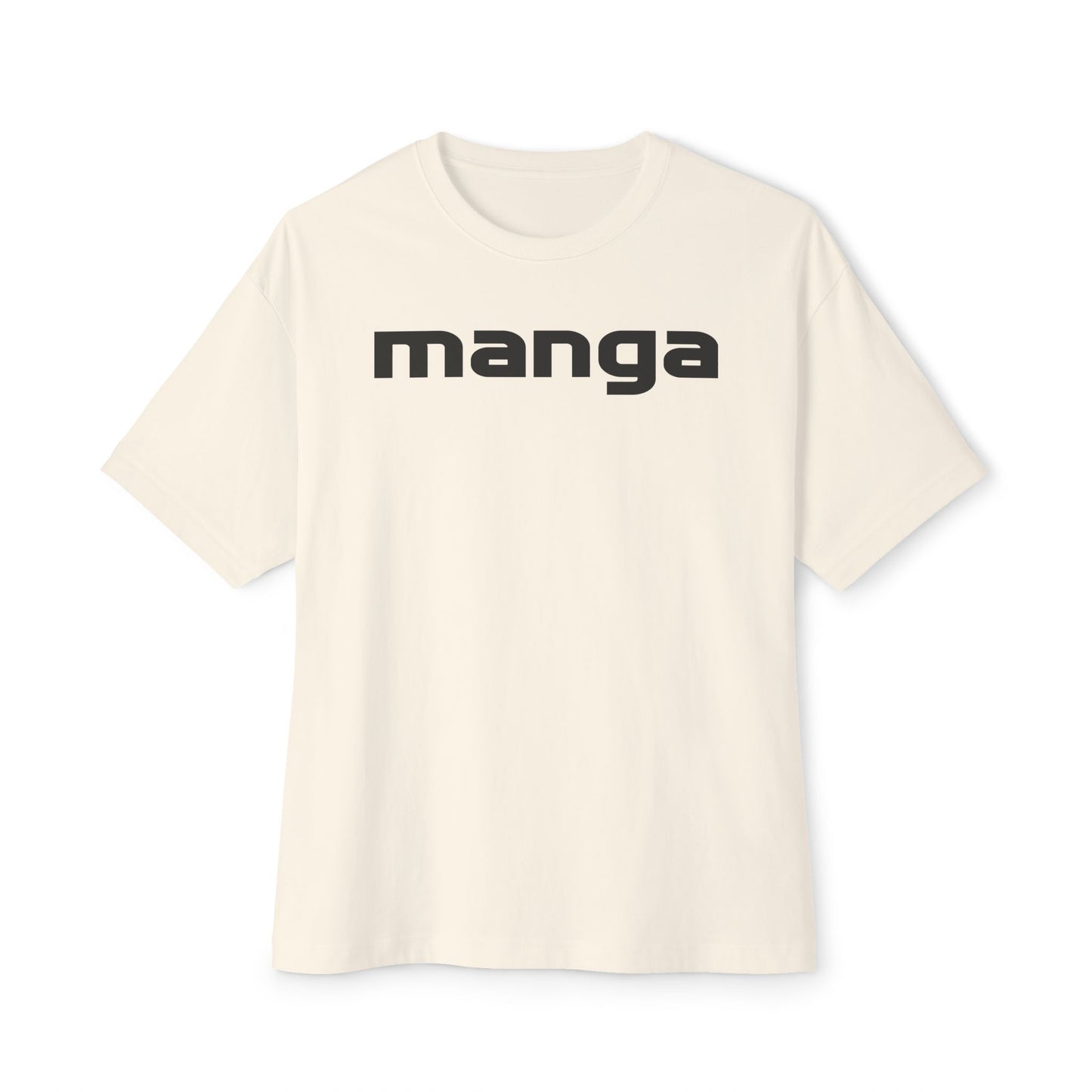 MANCO MANGA BLACK. Unisex Oversized Boxy Tee