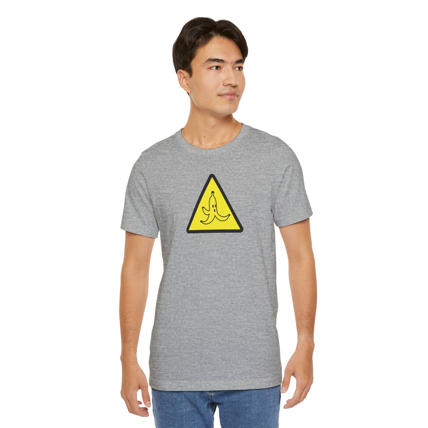 CAUTION BANANA. Unisex Jersey Short Sleeve Tee