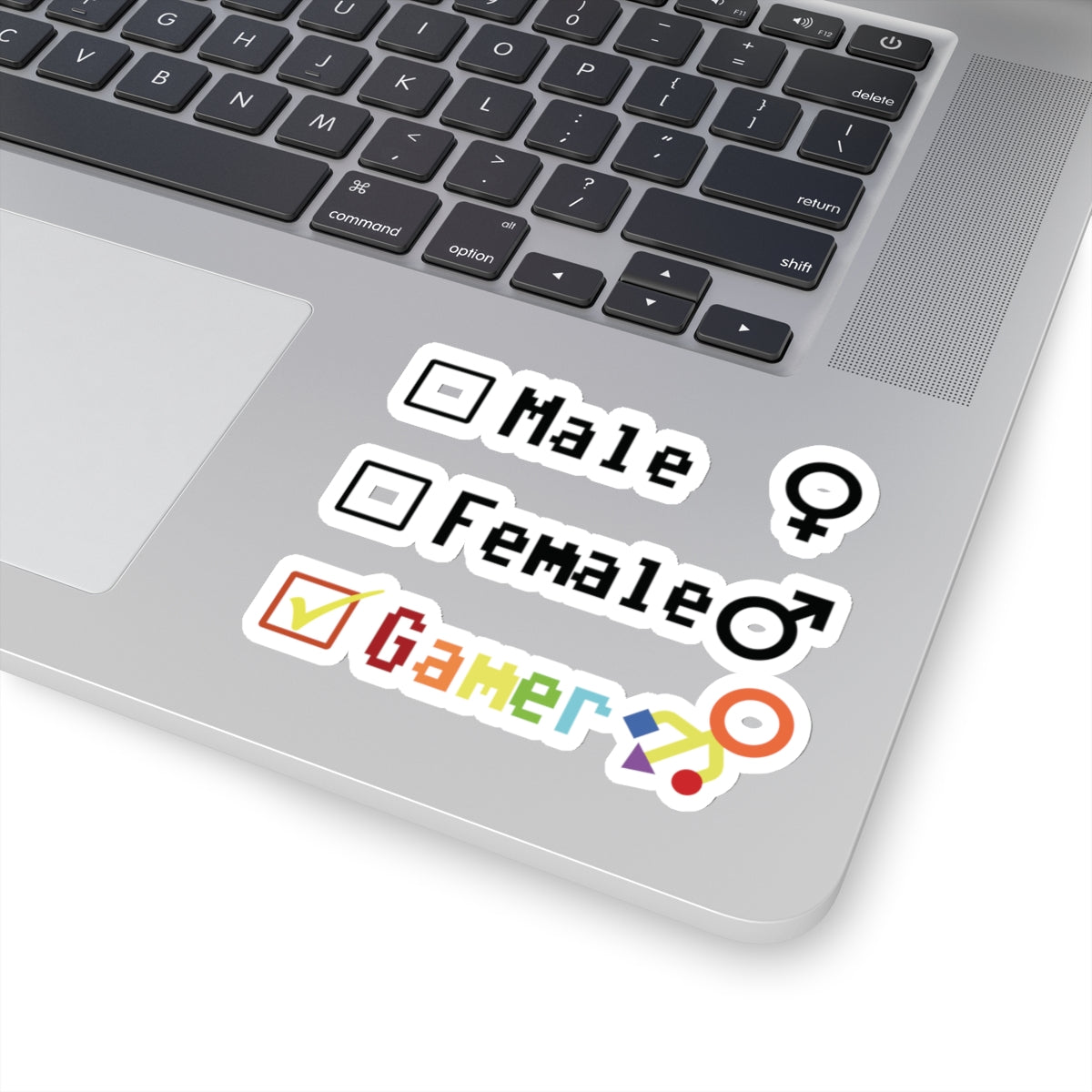 CHECK GAMER. Kiss-Cut Stickers