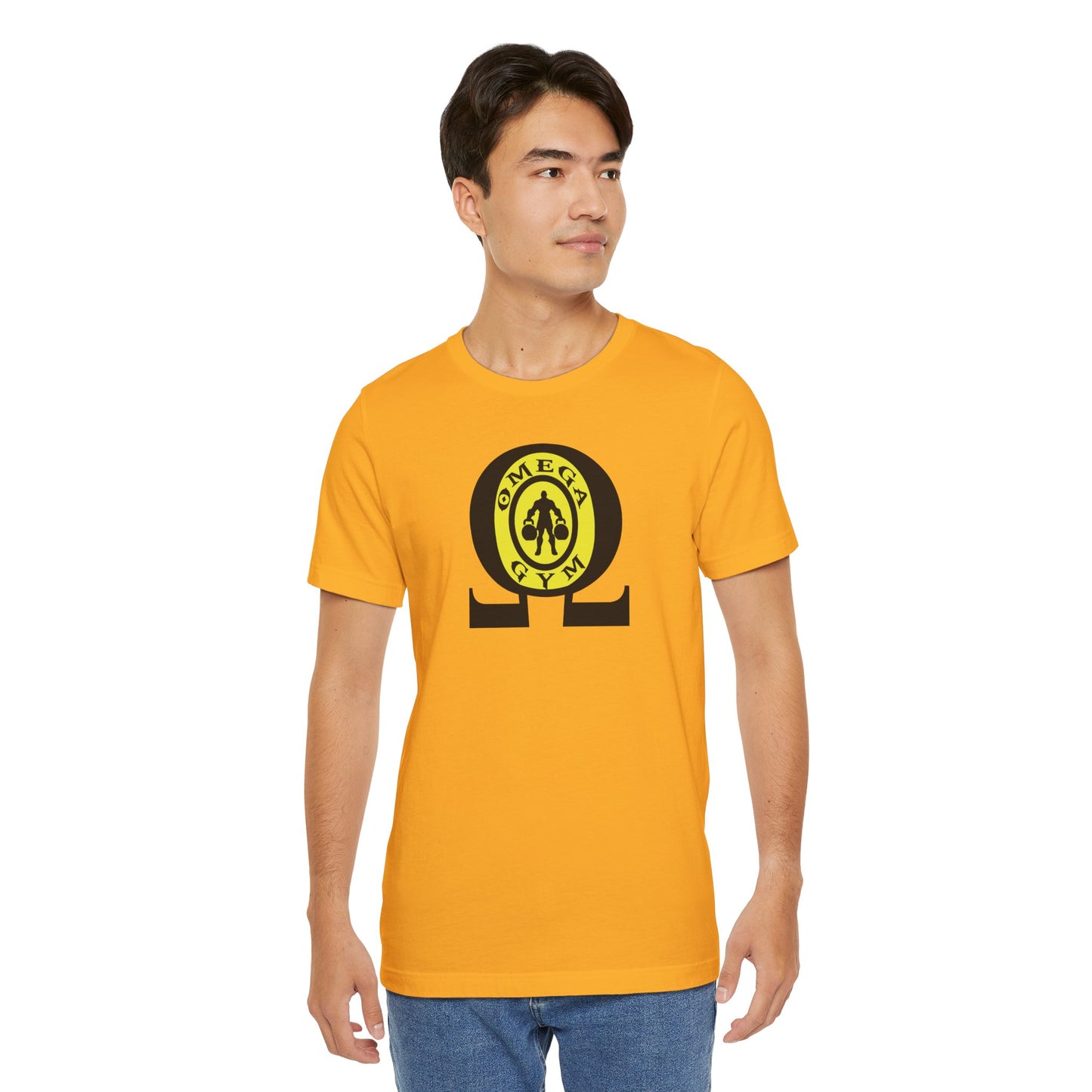 OMEGA GYM. Unisex Jersey Short Sleeve Tee