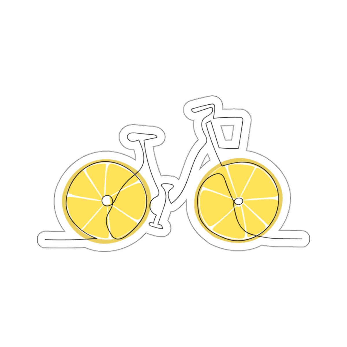 CHILLEST BIKE. Kiss-Cut Stickers