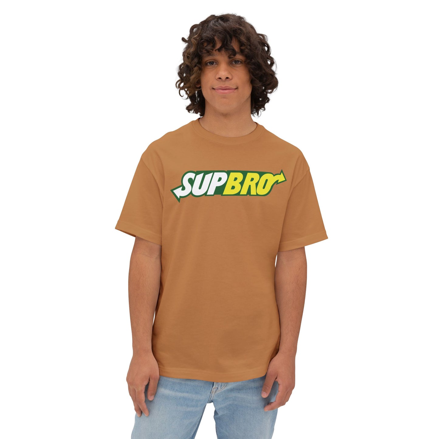 SUPBRO. Unisex Oversized Boxy Tee
