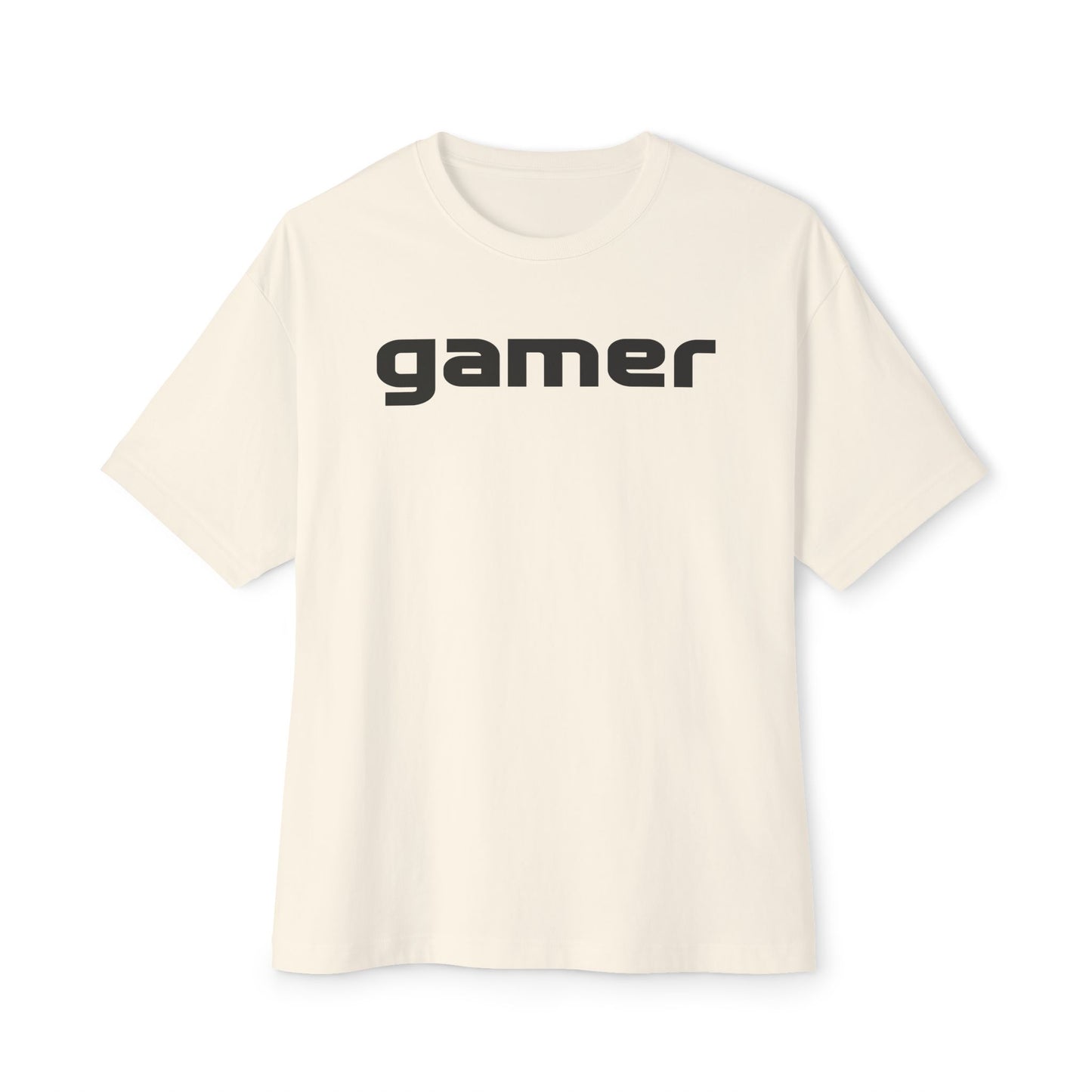 MANCO GAMER BLACK. Unisex Oversized Boxy Tee