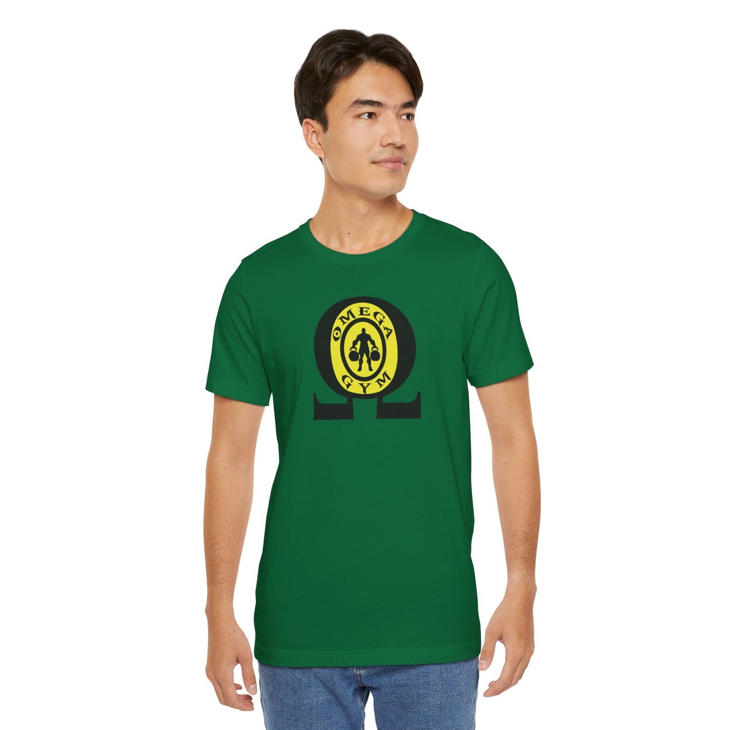OMEGA GYM. Unisex Jersey Short Sleeve Tee