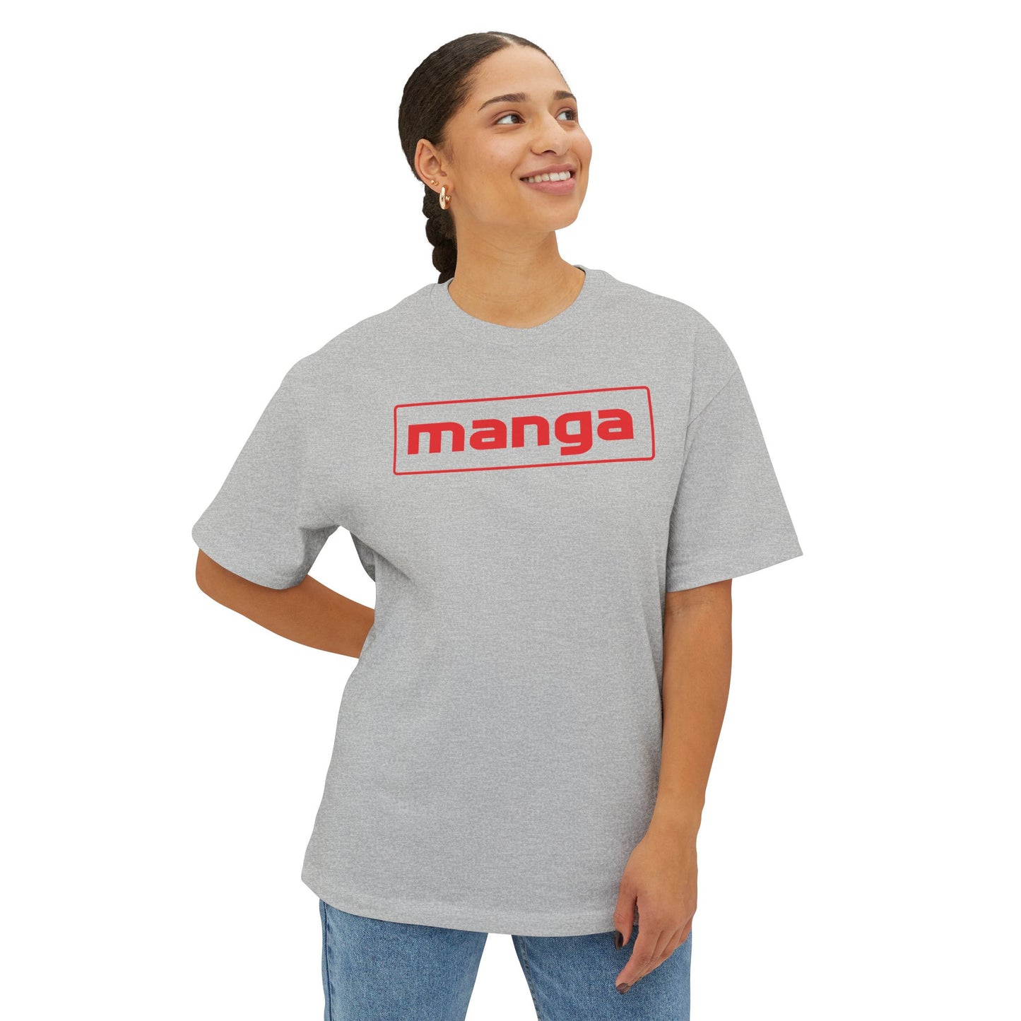 MANCO MANGA. Unisex Oversized Boxy Tee