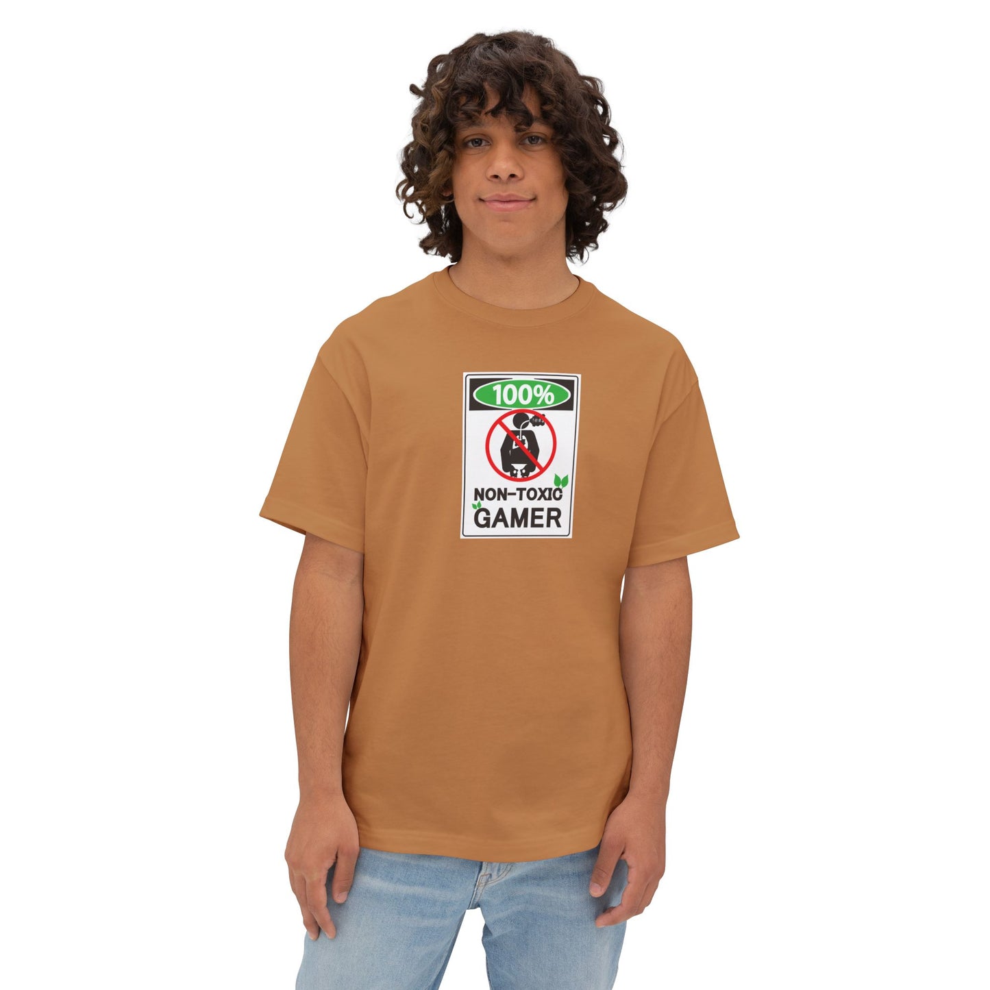 NON-TOXIC GAMER. Unisex Oversized Boxy Tee