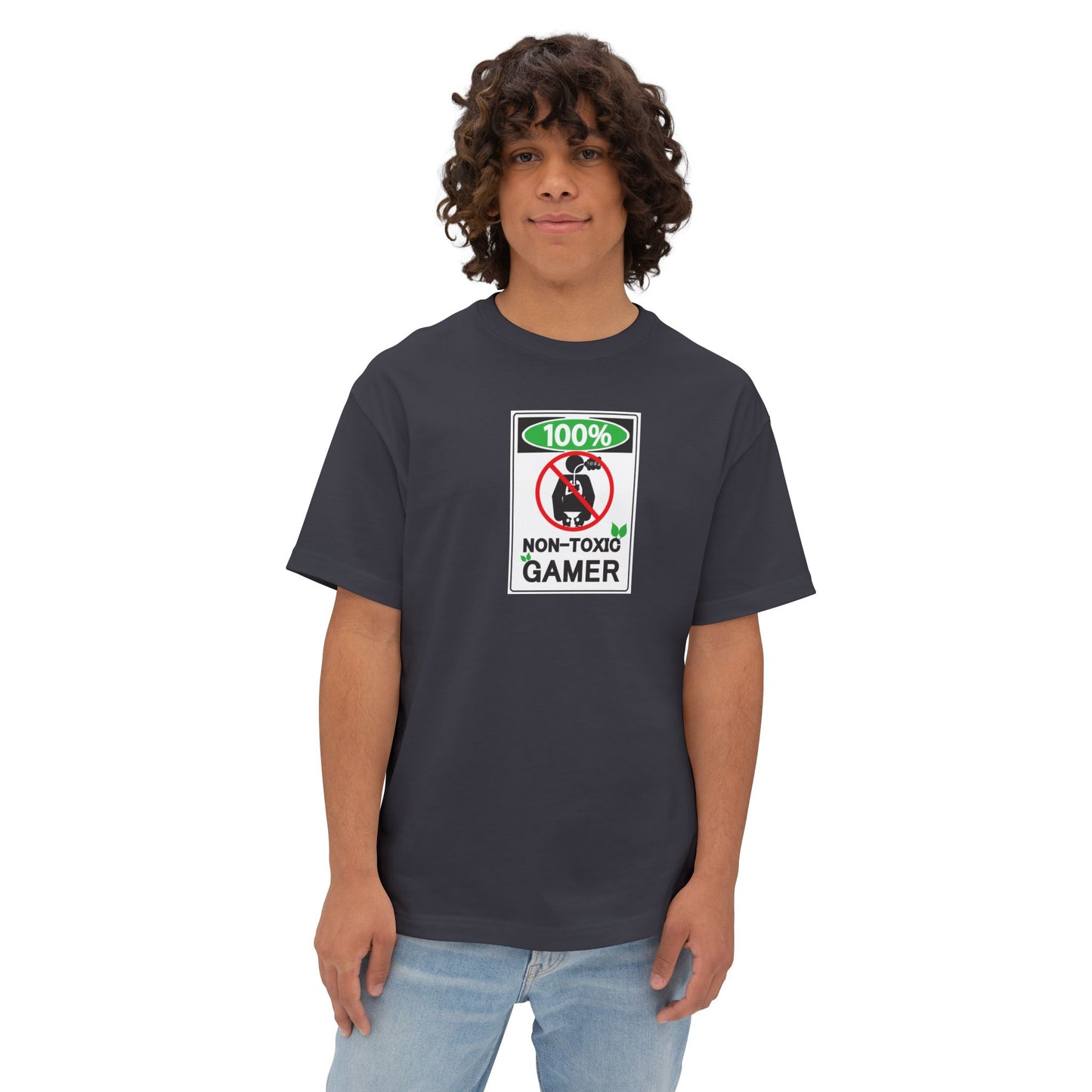 NON-TOXIC GAMER. Unisex Oversized Boxy Tee