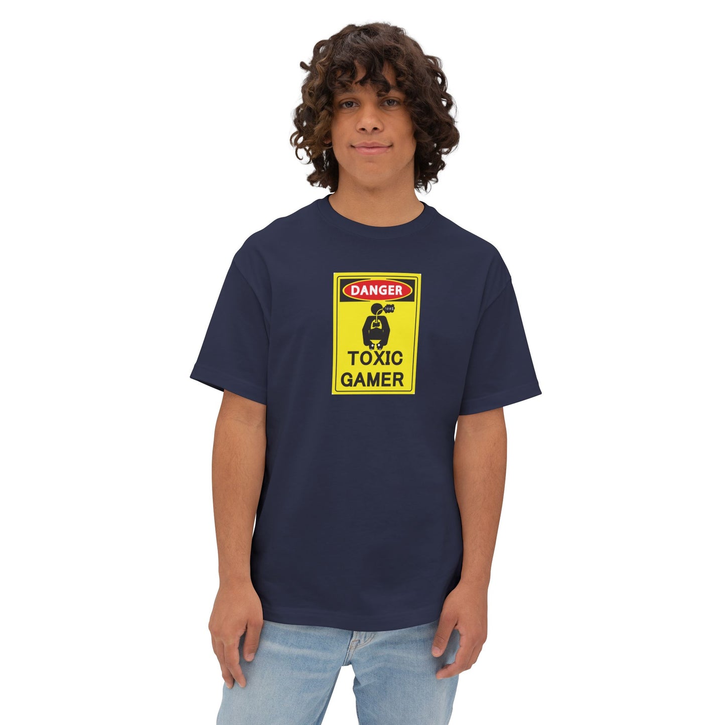 TOXIC GAMER. Unisex Oversized Boxy Tee