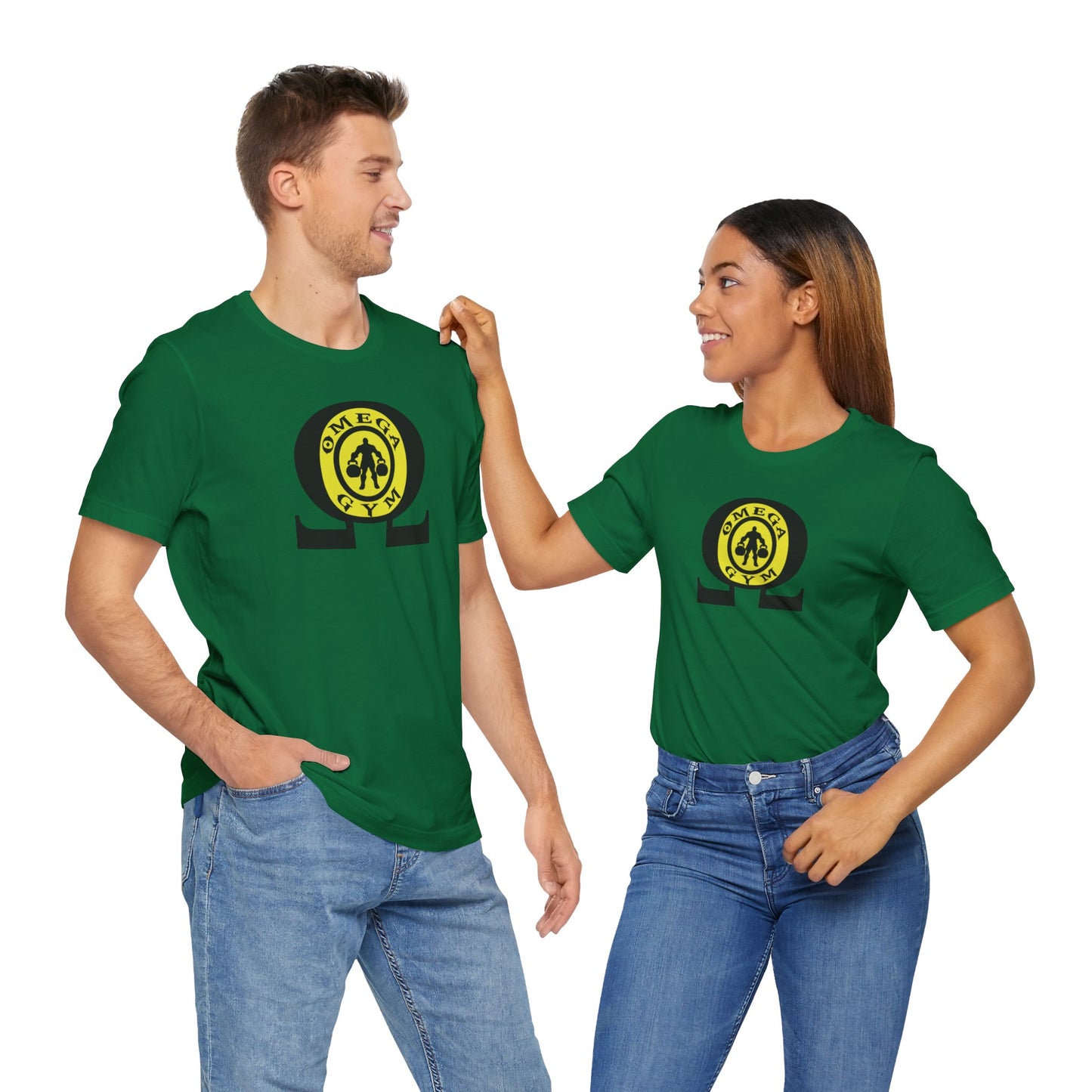 OMEGA GYM. Unisex Jersey Short Sleeve Tee