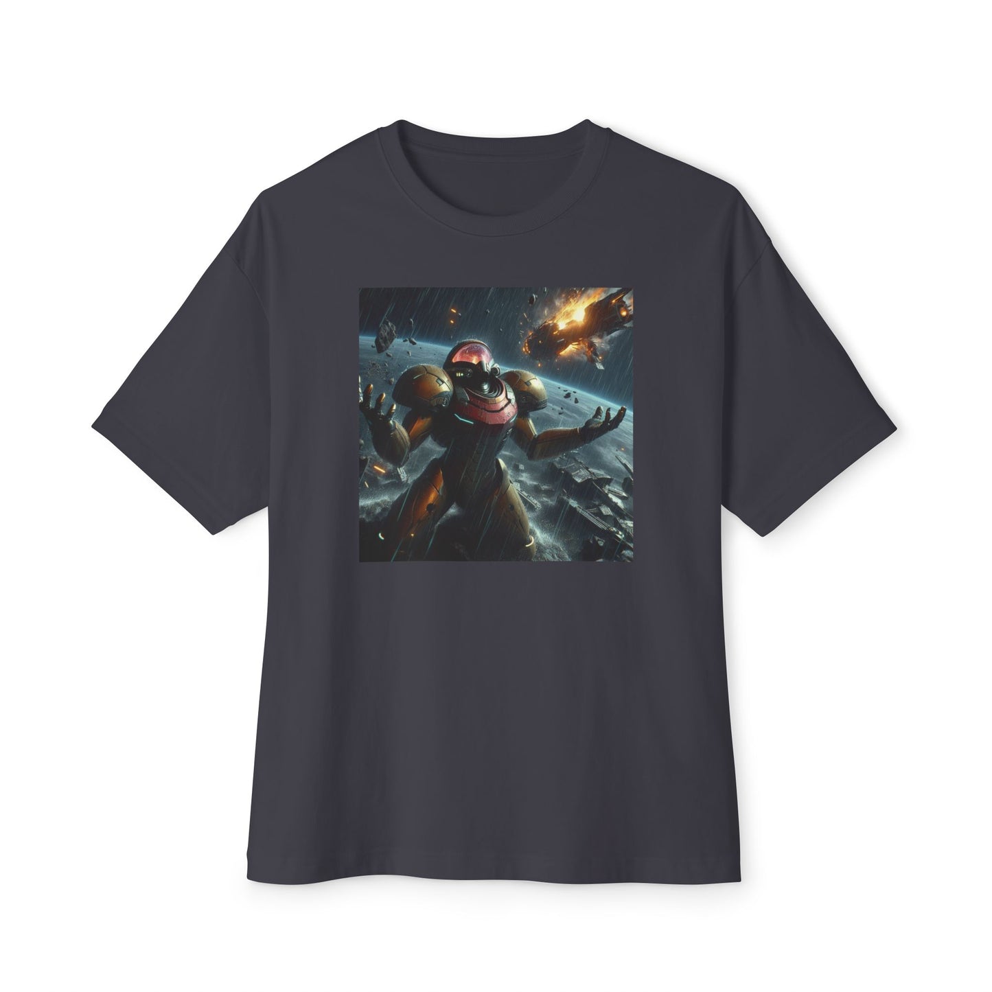 MISSION FAILED (AI generated). Unisex Oversized Boxy Tee