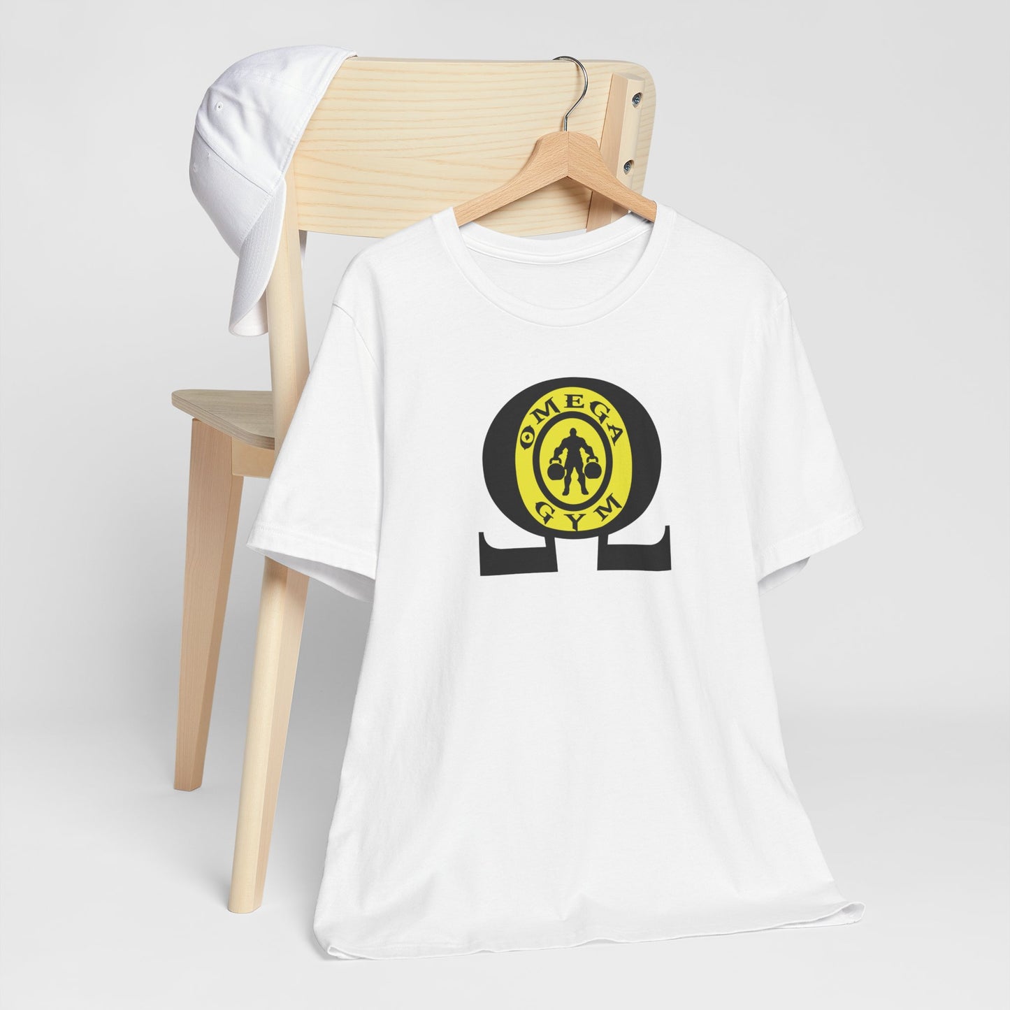 OMEGA GYM. Unisex Jersey Short Sleeve Tee