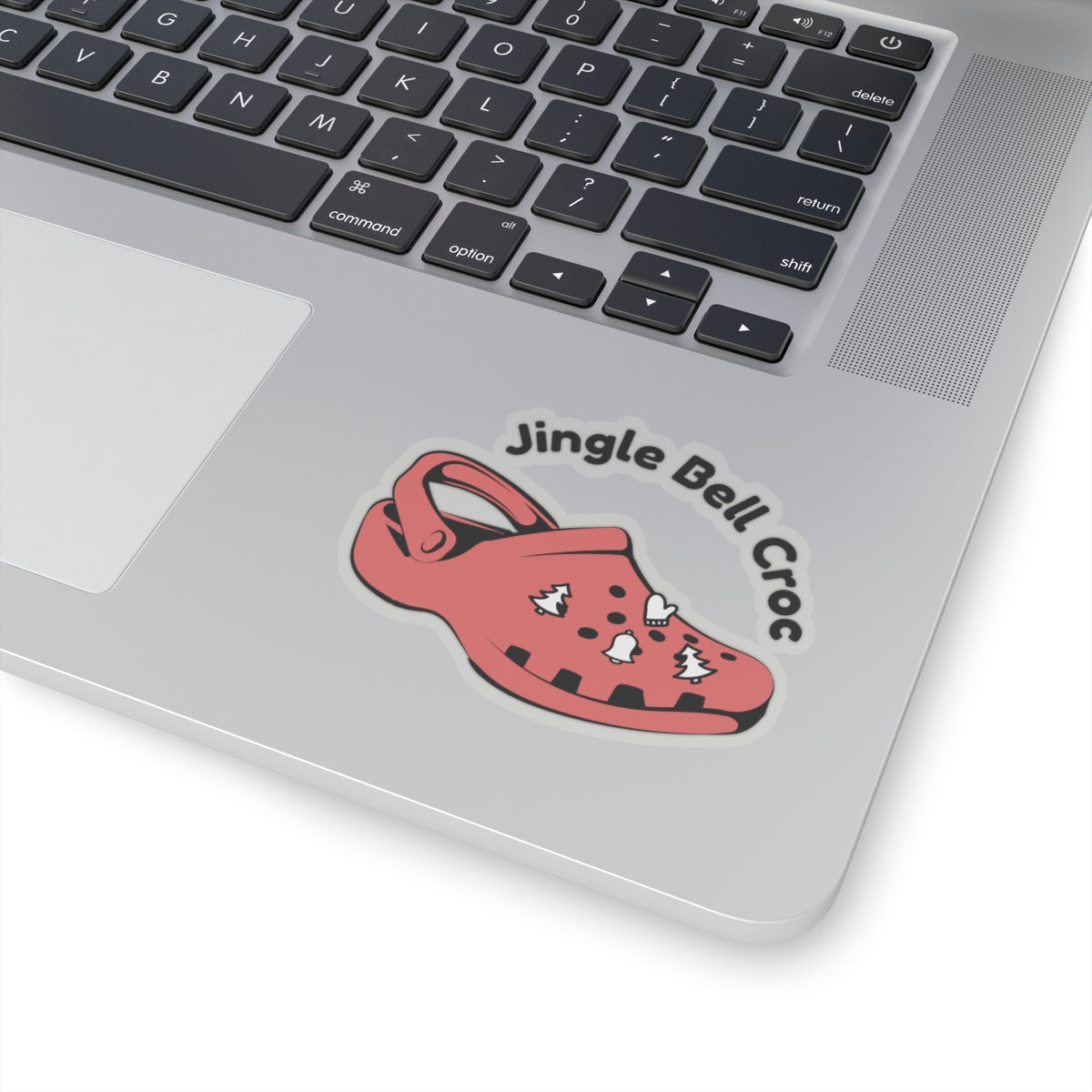 JINGLE BELL CROC. Kiss-Cut Stickers