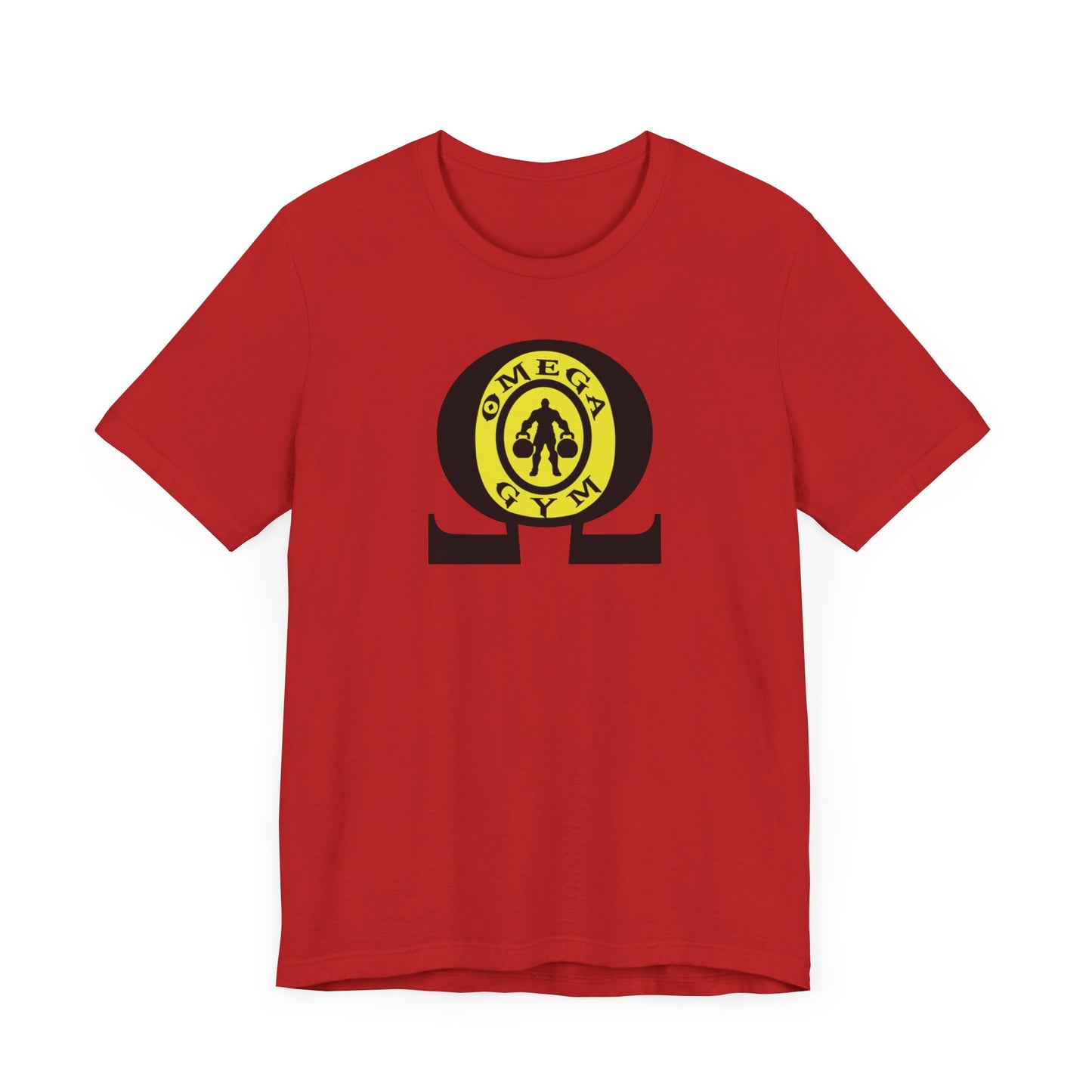 OMEGA GYM. Unisex Jersey Short Sleeve Tee