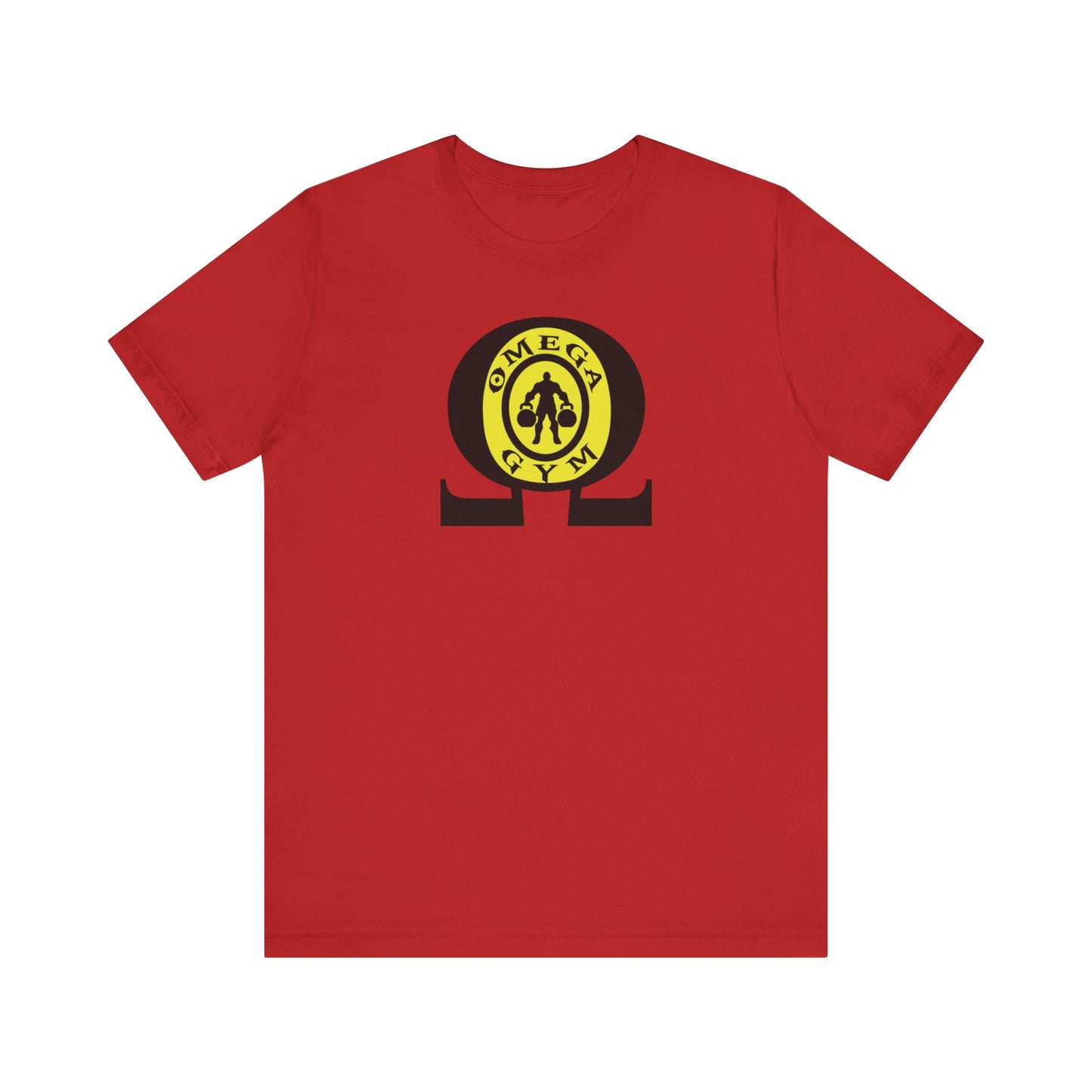 OMEGA GYM. Unisex Jersey Short Sleeve Tee