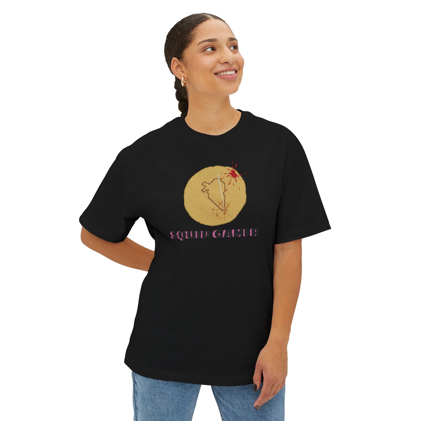 SQUID GAMER. Unisex Oversized Boxy Tee