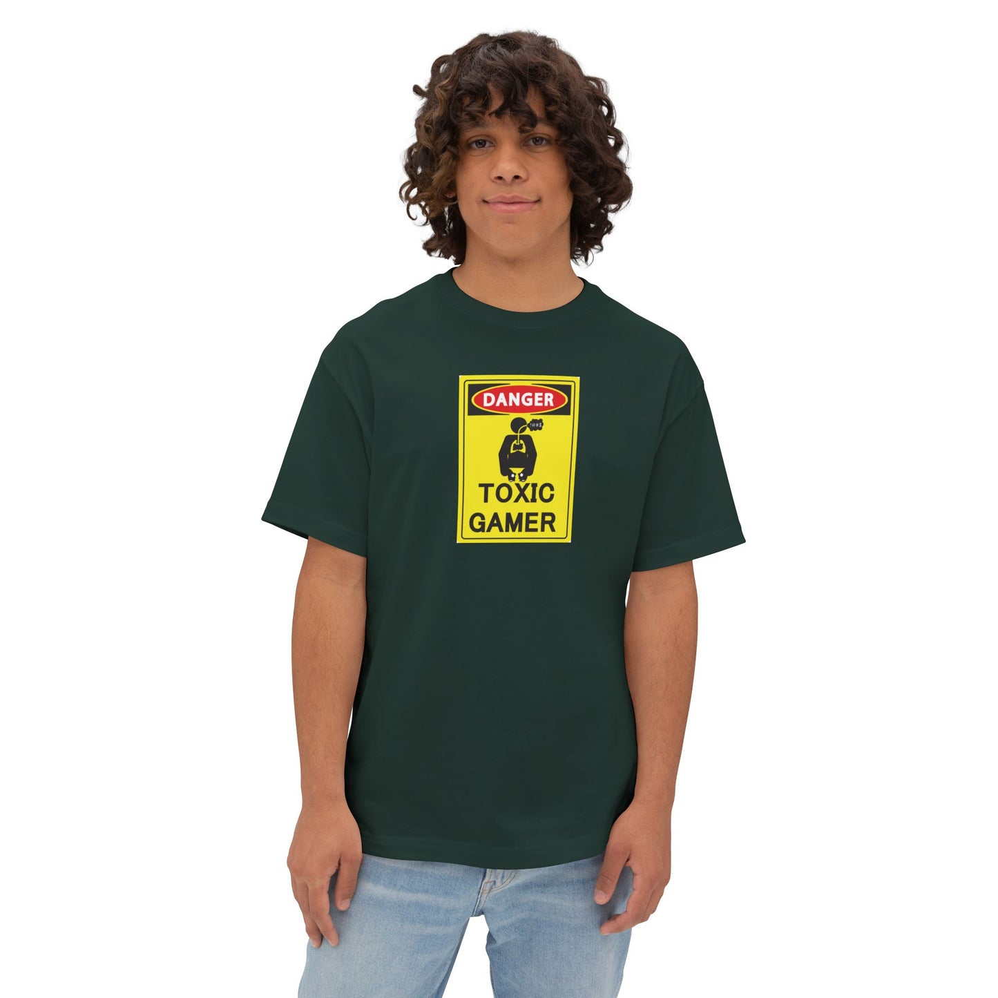 TOXIC GAMER. Unisex Oversized Boxy Tee