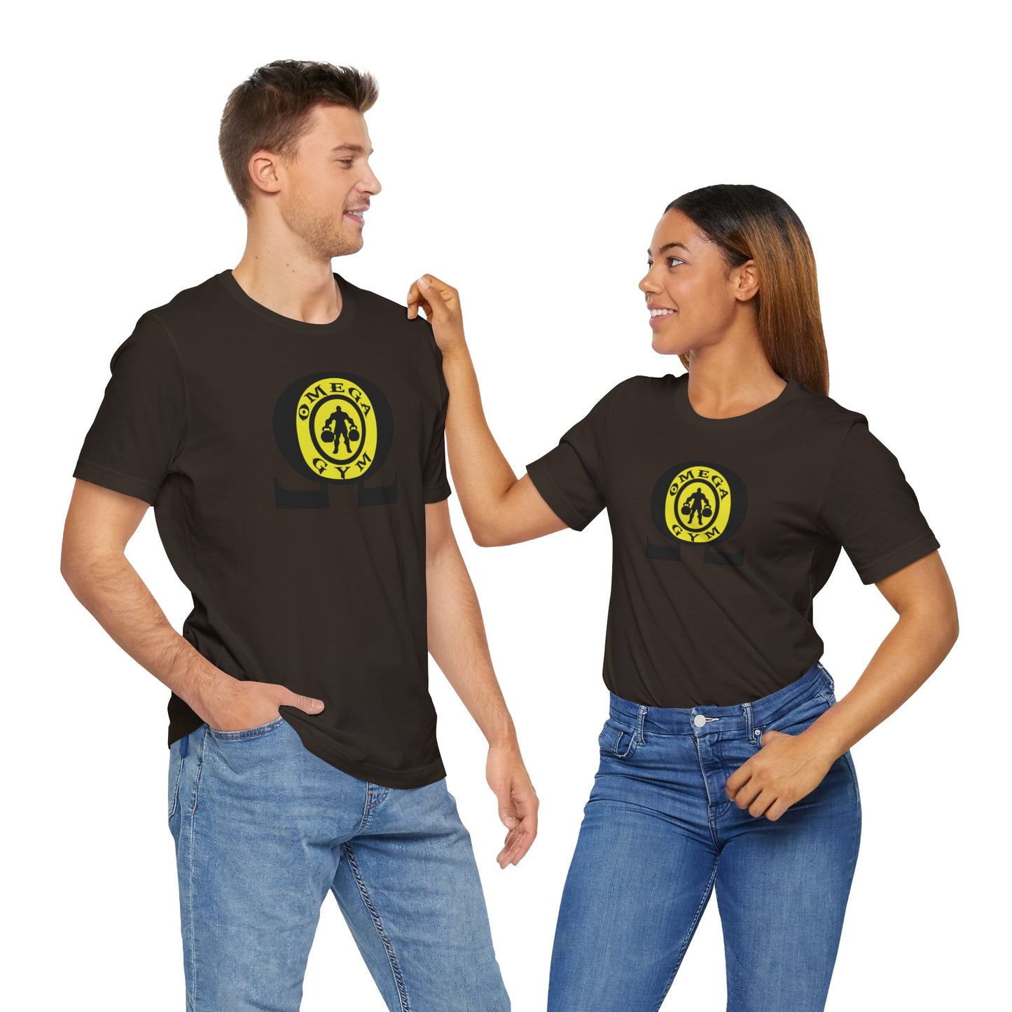 OMEGA GYM. Unisex Jersey Short Sleeve Tee