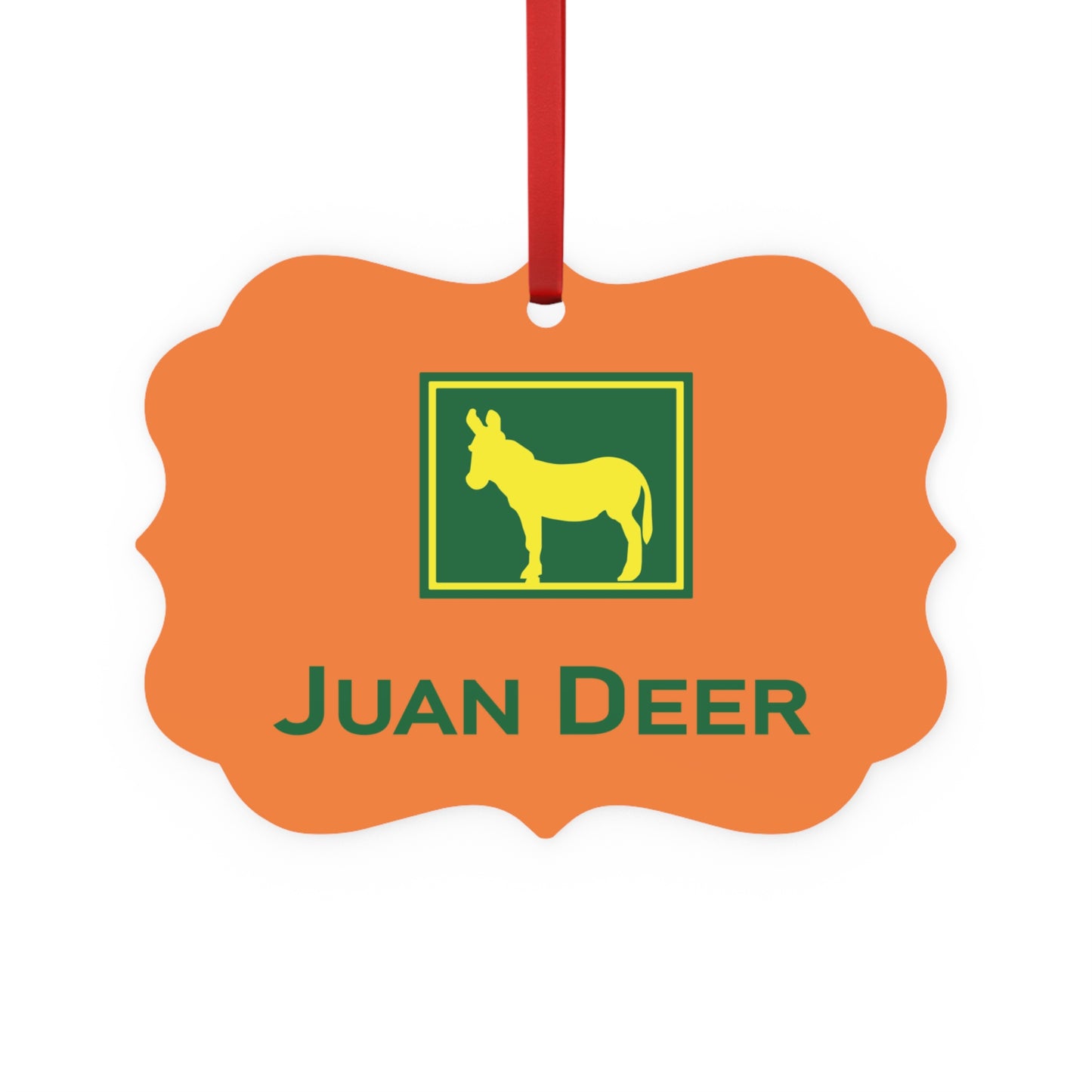 JUAN DEER. Metal Plaque Ornament