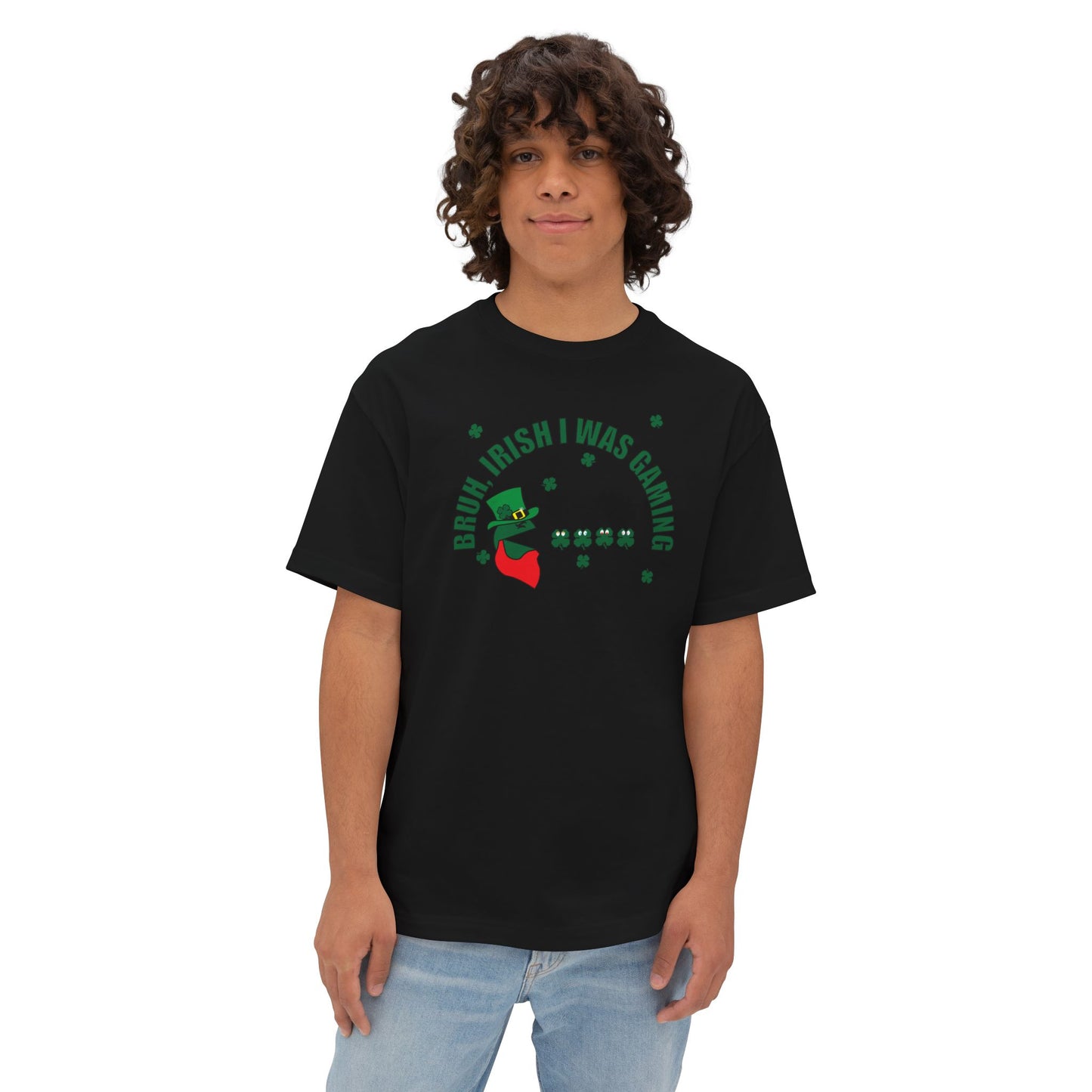 LUCKY GAMER. Unisex Oversized Boxy Tee
