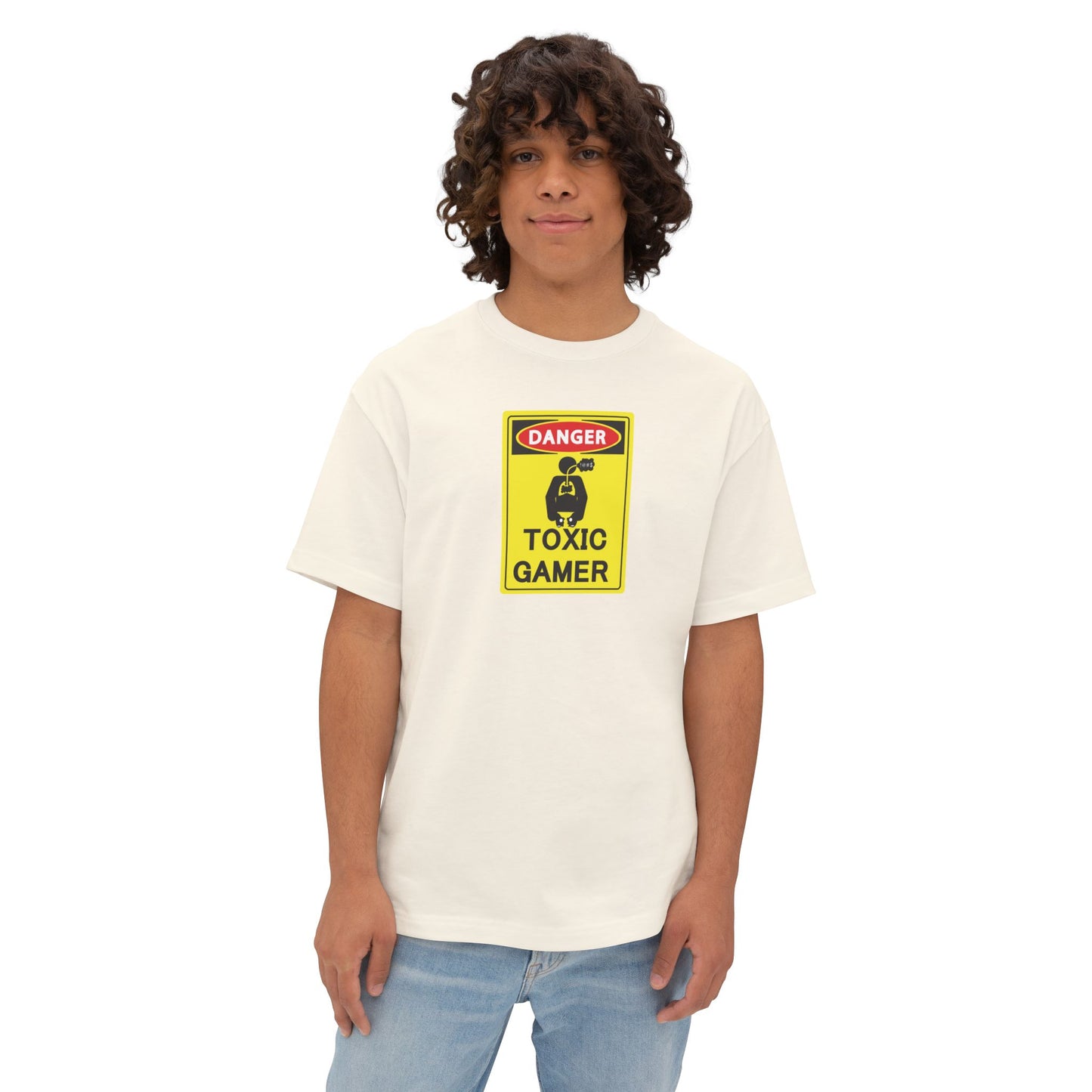 TOXIC GAMER. Unisex Oversized Boxy Tee