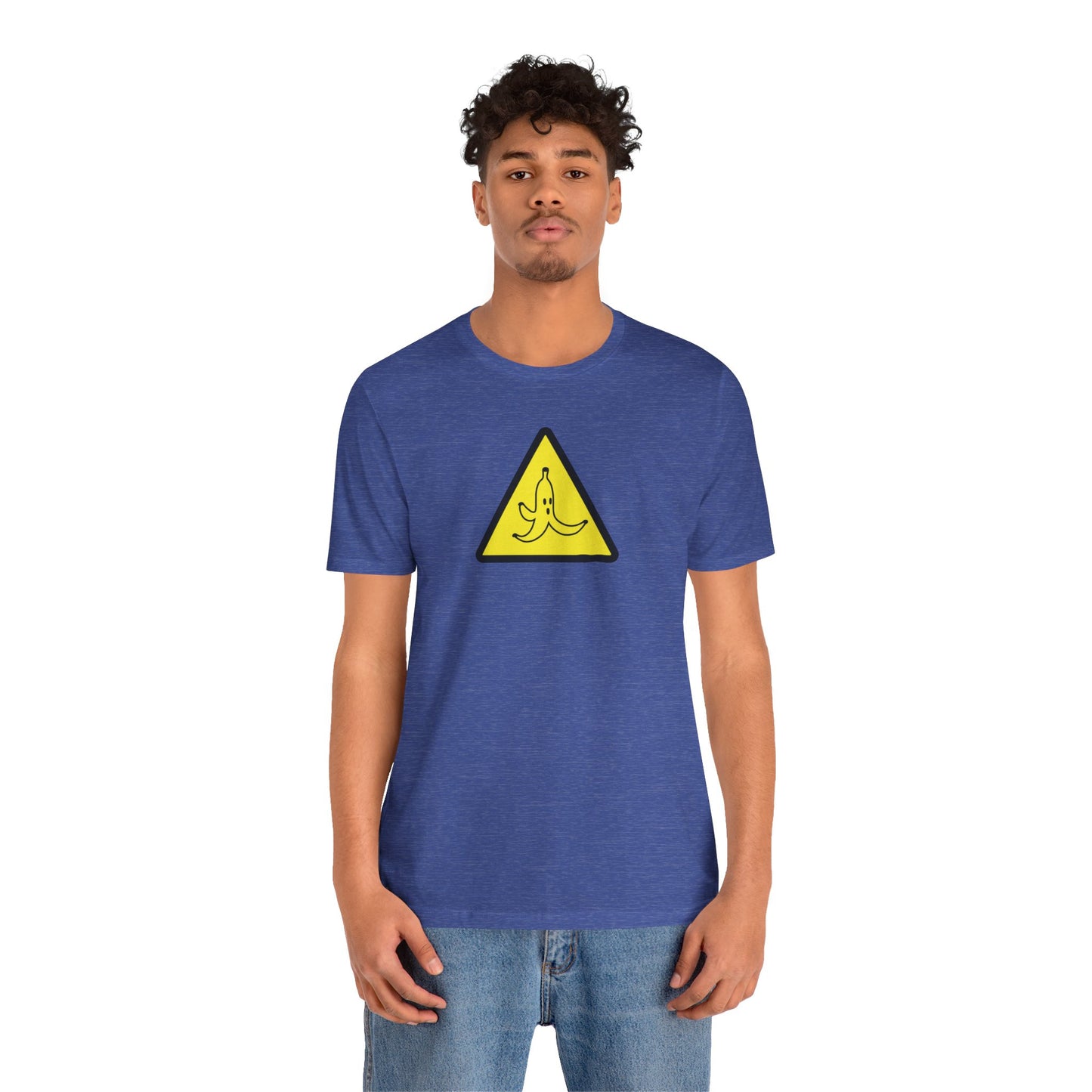CAUTION BANANA. Unisex Jersey Short Sleeve Tee