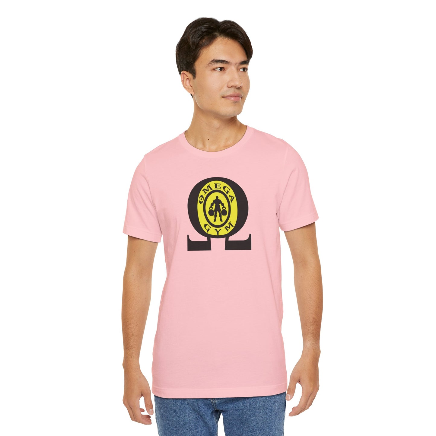OMEGA GYM. Unisex Jersey Short Sleeve Tee