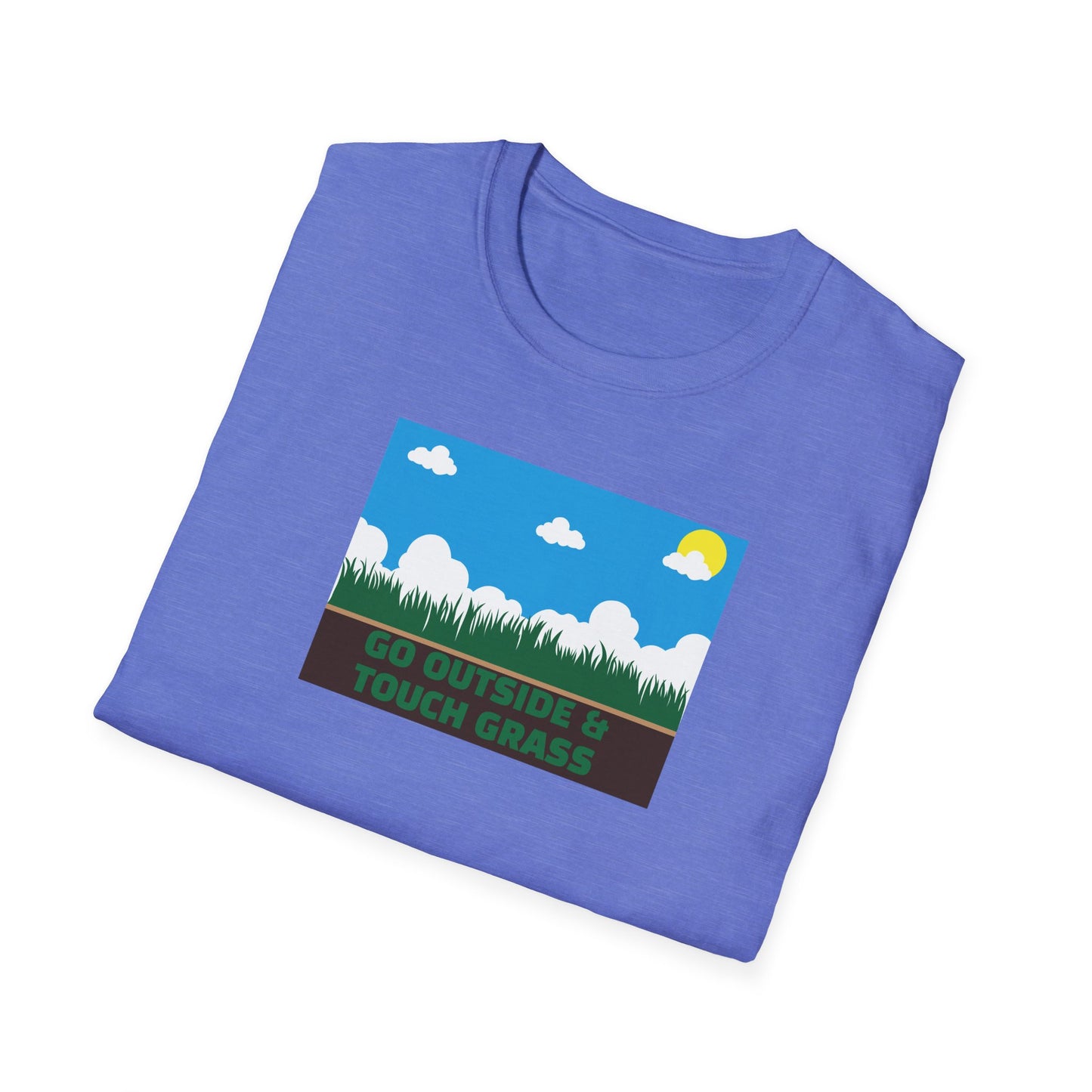 TOUCH GRASS. Unisex Softstyle T-Shirt
